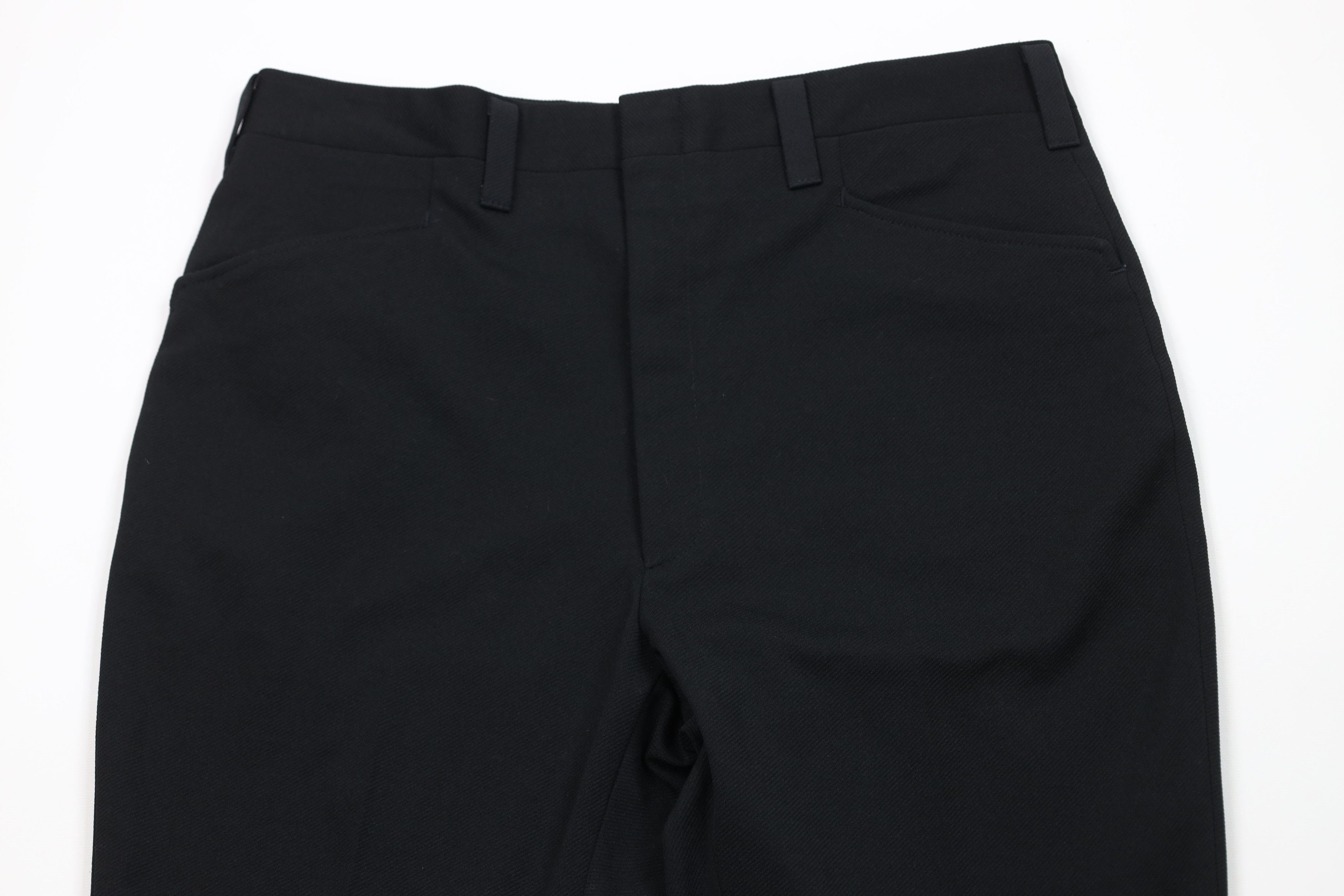 Vintage Vintage 70s Streetwear Flared Wide Leg Chino Pants Black USA Size US 34 / EU 50 - 2 Thumbnail
