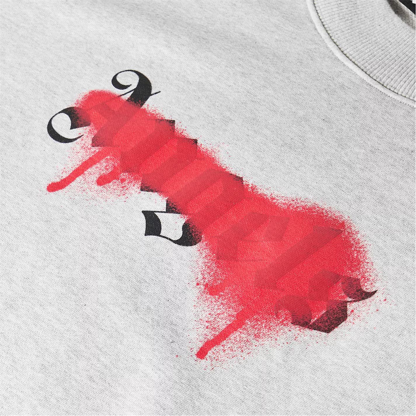 Palm Angels o1g2r1mq0426 Sketchy T-Shirt in Grey Size US M / EU 48-50 / 2 - 4 Thumbnail
