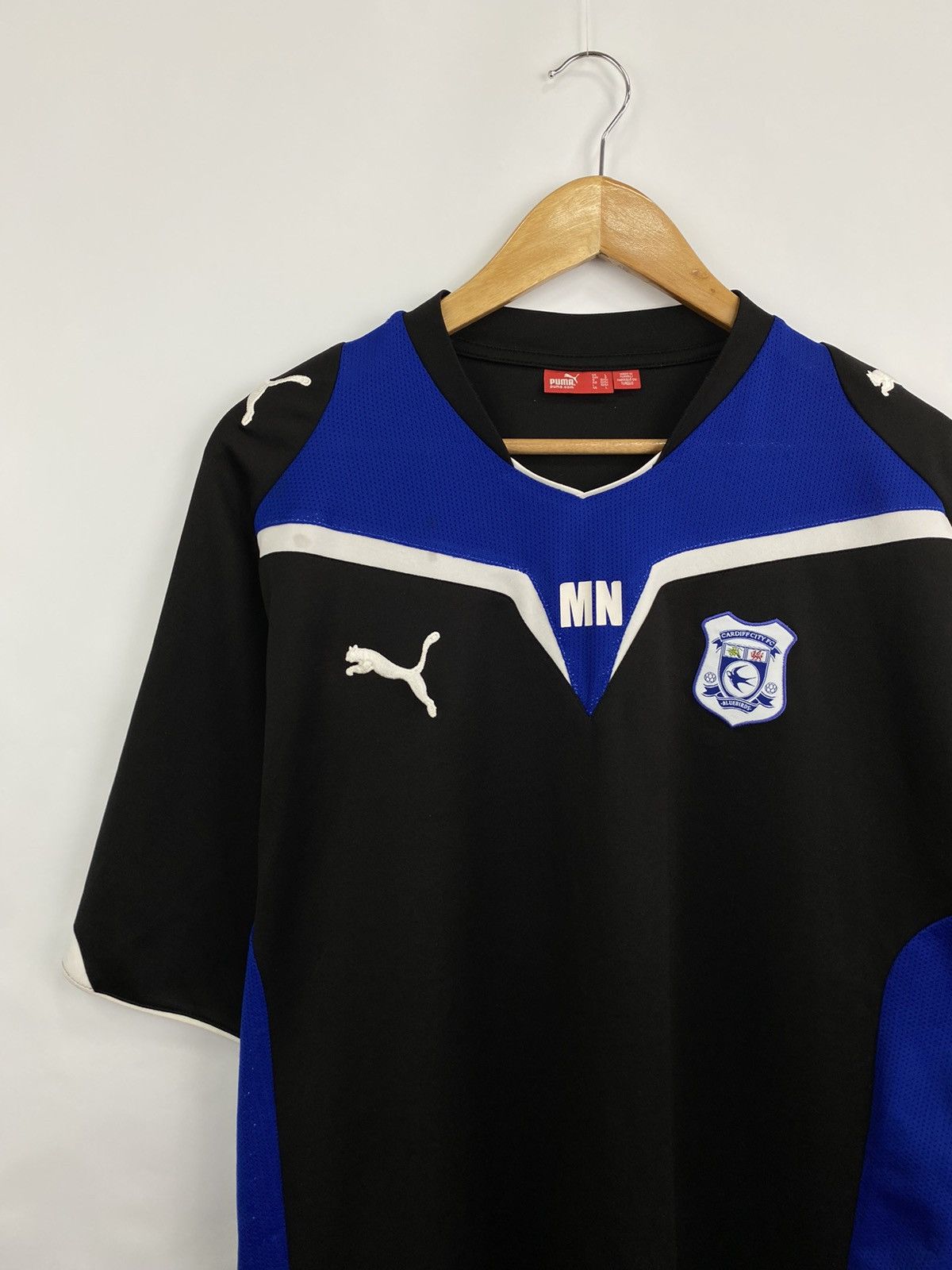 Puma Vintage 90s Cardiff City FC Blue Birds Puma Soccer Jersey Size US L / EU 52-54 / 3 - 2 Thumbnail
