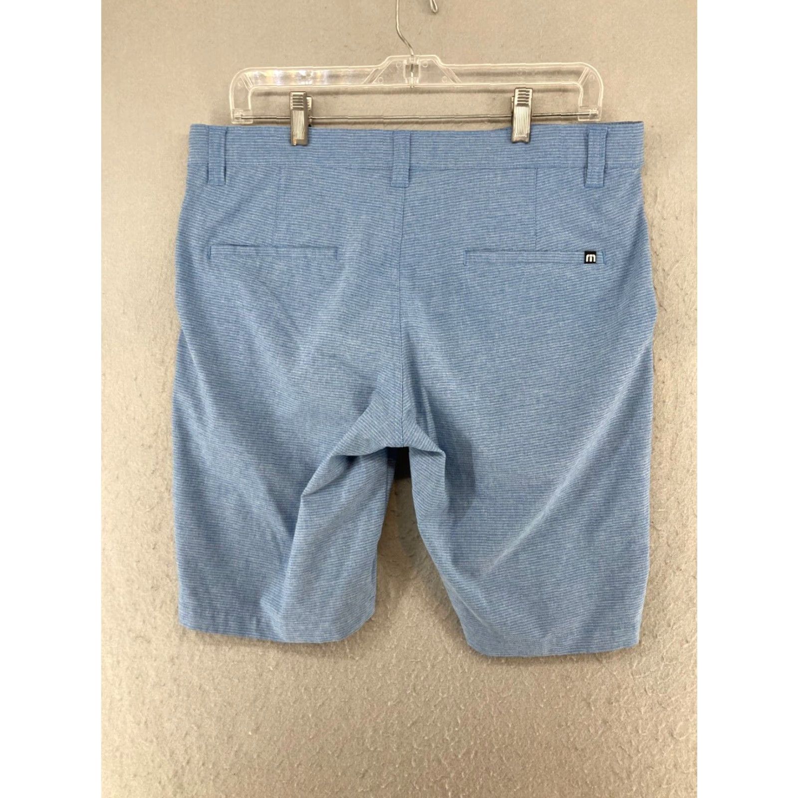 TravisMathew Travis Mathew Mens Shorts 34 Blue Bermuda Stretch Golf Outdoor Casual Shirt Size US 34 / EU 50 - 7 Thumbnail