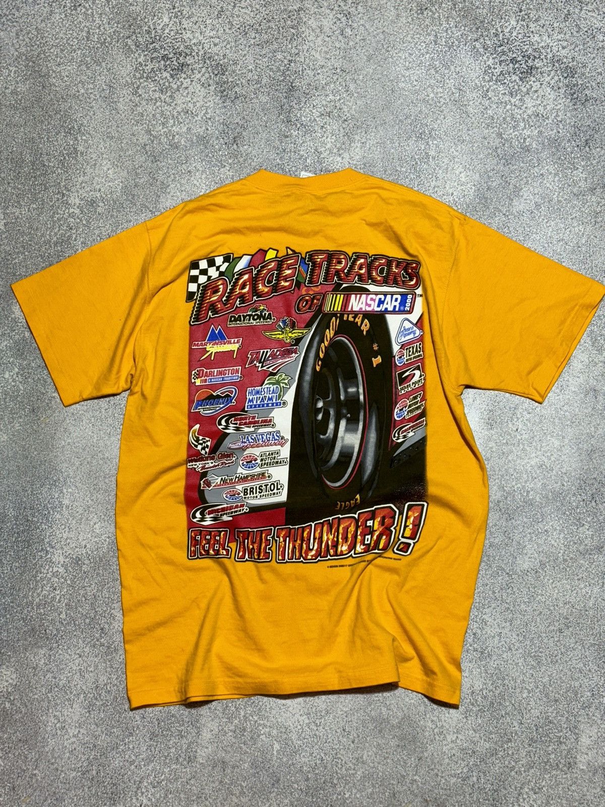 NASCAR × Vintage Nascar Feel The Thunder Vintage T-shirt Racing size L Size US L / EU 52-54 / 3 - 1 Thumbnail