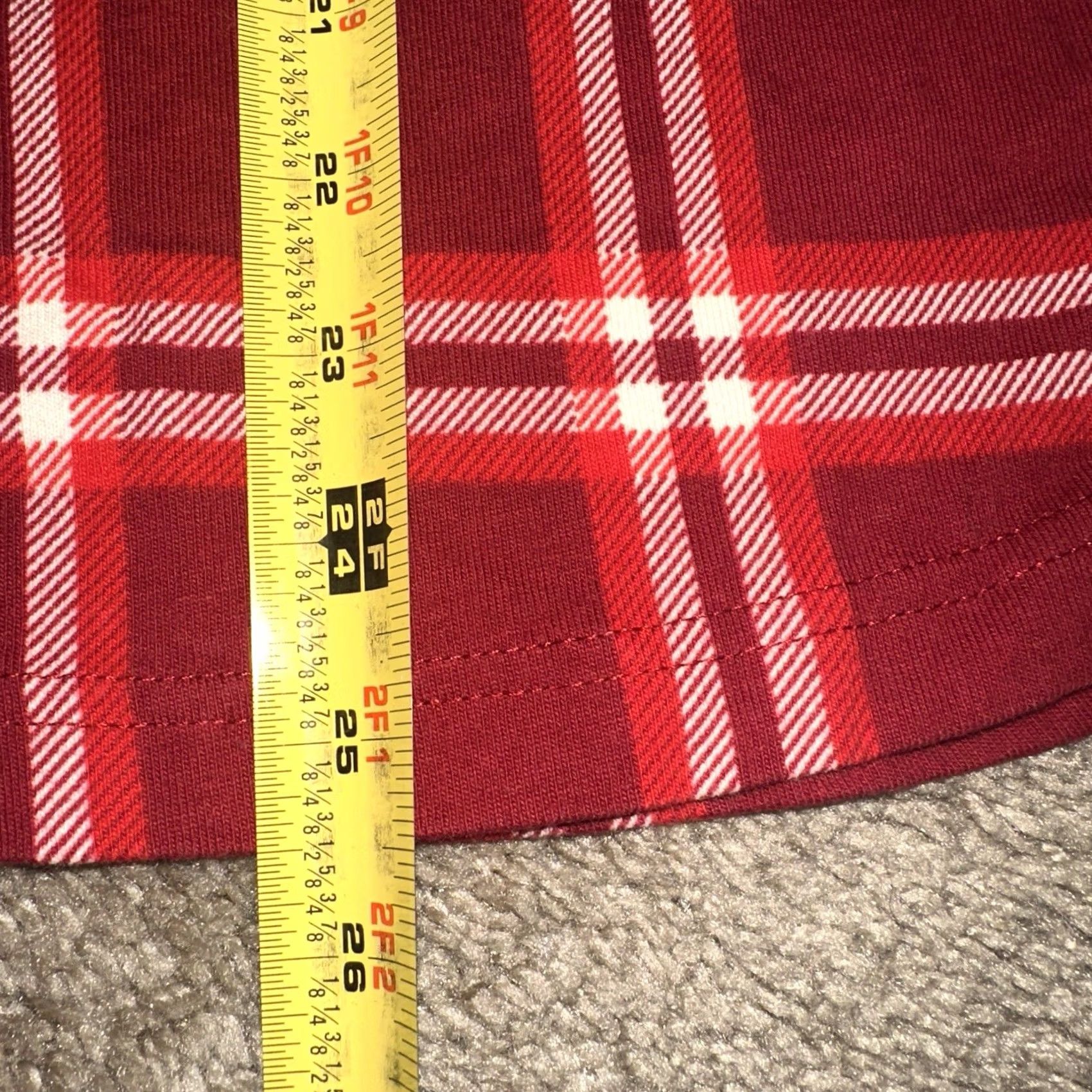 Disney Disney Spirit Jersey Shirt Womens XS Red Plaid Walt Disney World Holiday Xmas Size XS / US 0-2 / IT 36-38 - 8 Thumbnail