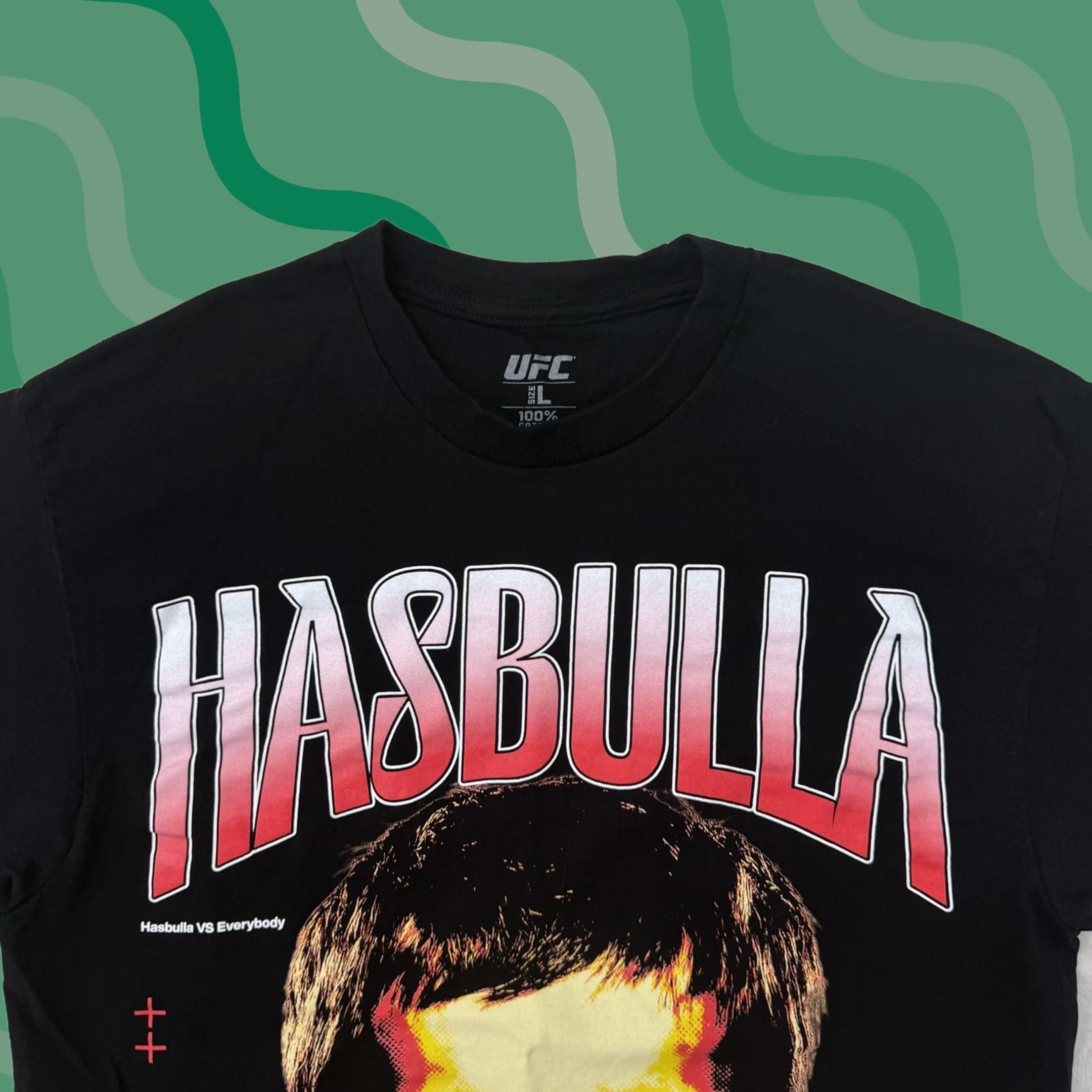UFC UFC Hasbulla Magomedov Shirt Mens Large Black MMA Graphic Tee Vs Everybody Size US L / EU 52-54 / 3 - 1 Thumbnail
