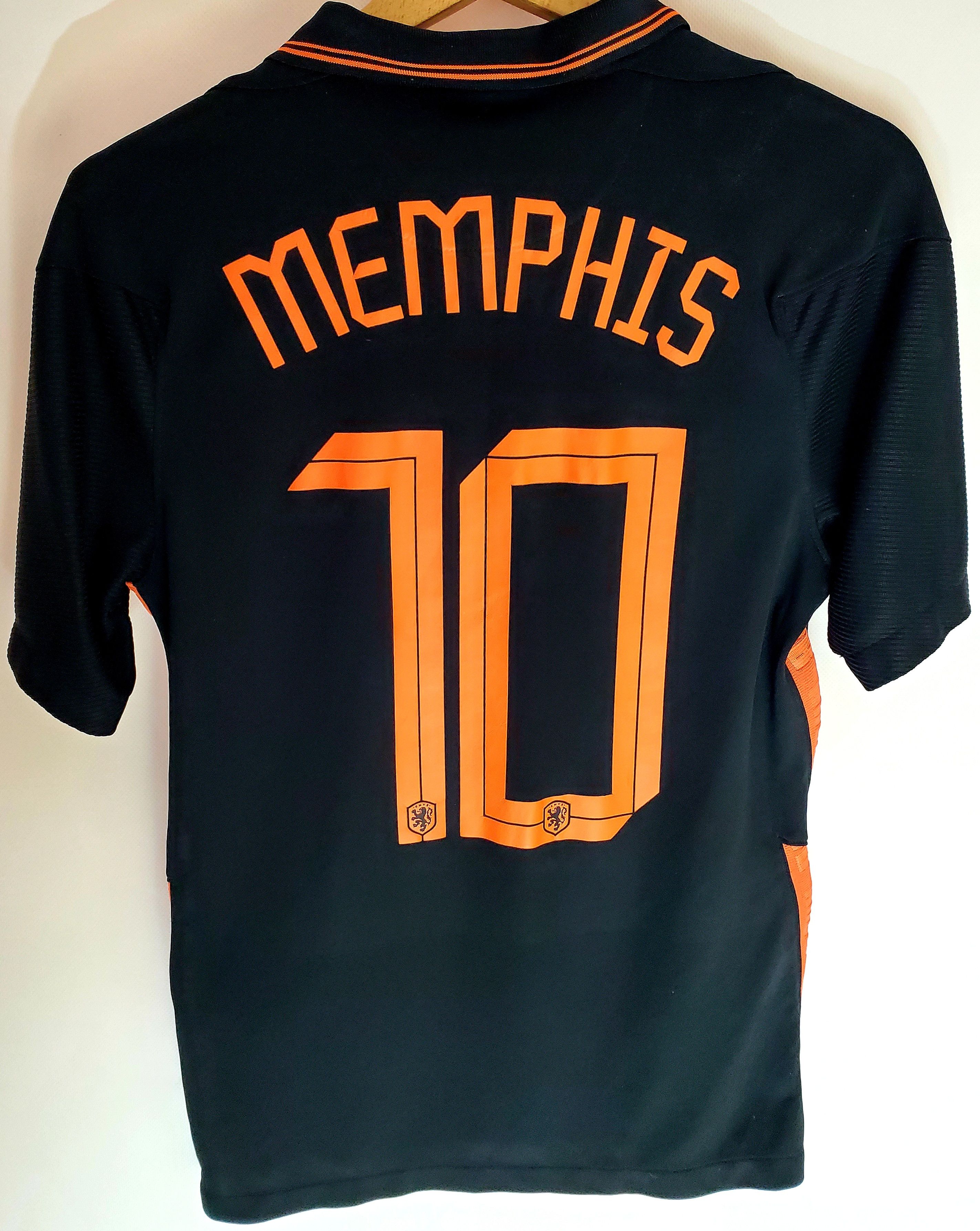 Nike 2020/21 Netherlands Away Jersey #10 Memphis Depay Nike EuroS Size US S / EU 44-46 / 1 - 1 Thumbnail