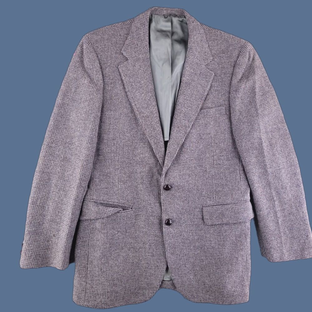Stafford Stafford Blazer Mens 40 Wool Tweed Brown Coat Jacket Top Sport 2 Piece Regular Size 40 Mens Brown Wool Tweed Stafford Blazer Size 40R - 1 Thumbnail