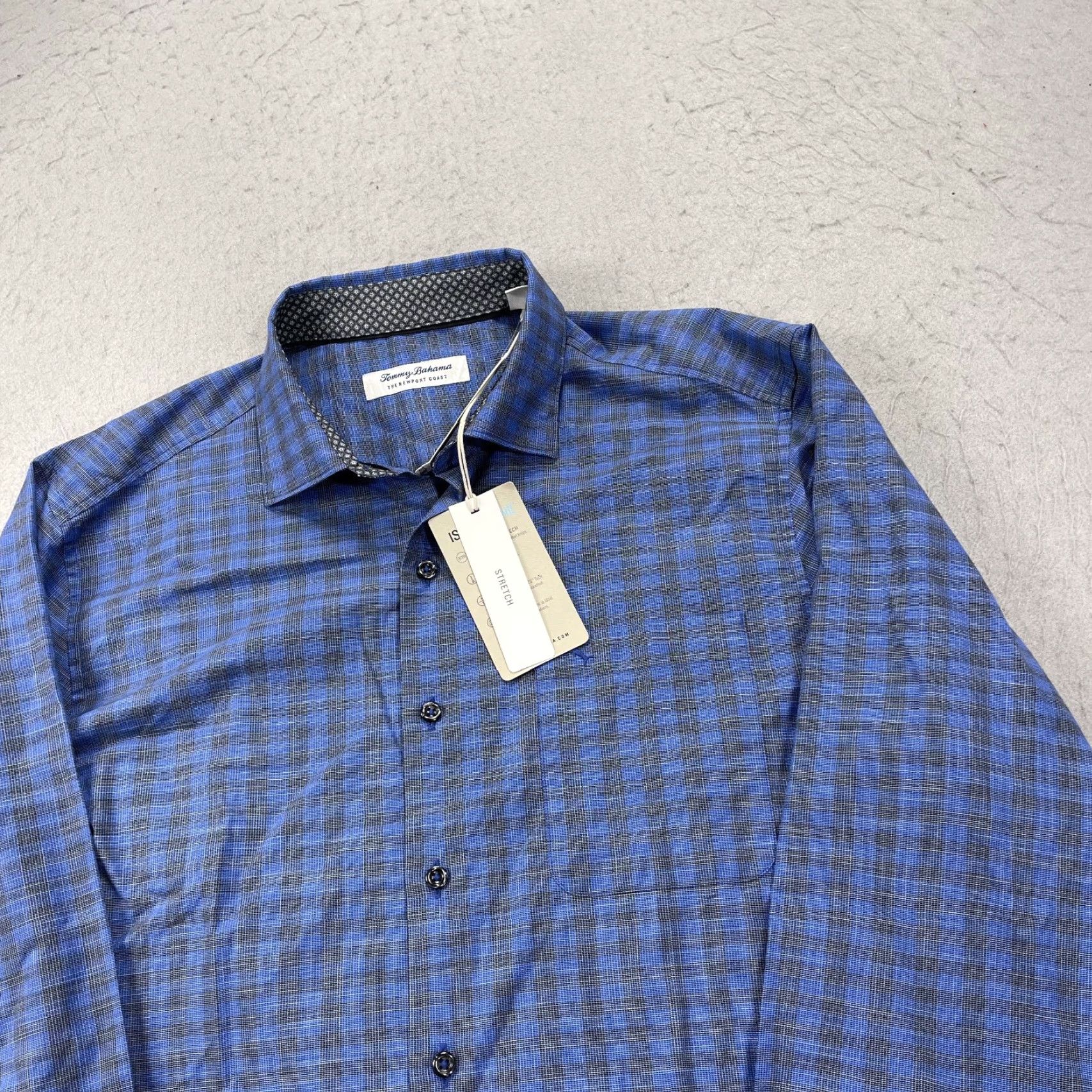 Tommy Bahama **Tommy Bahama Men's Blue Medium Plaid Button-Up Shirt** User: Tommy Bahama Men's Blue Medium Plaid Button-Up Shirt Size US M / EU 48-50 / 2 - 3 Thumbnail