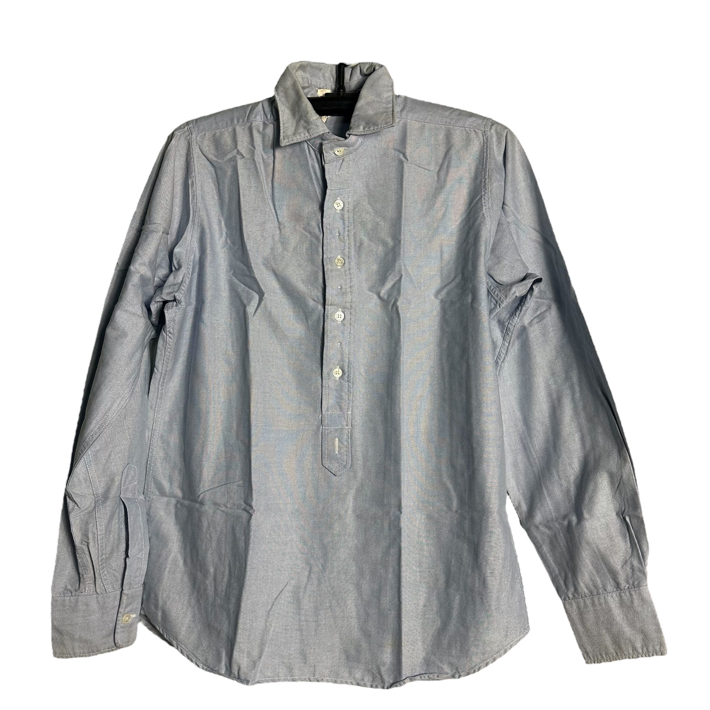 CABANE de ZUCCa × Issey Miyake × Zucca 🔥RARE🔥Zucca Issey Miyake Half Button Chambray Shirt Size US M / EU 48-50 / 2 - 1 Thumbnail