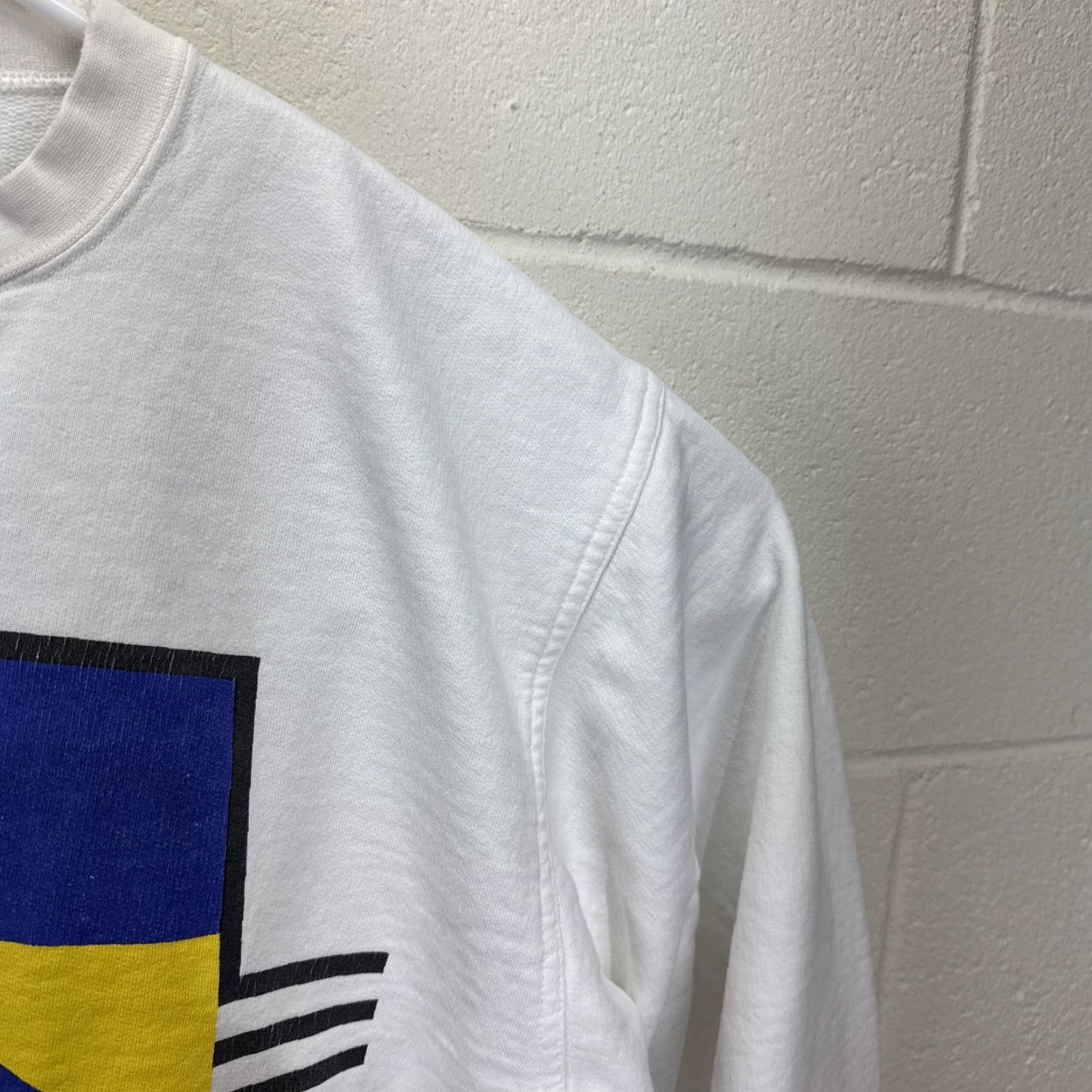 Vintage VINTAGE Oh Yes Art Sweatshirt White 90s Canadian L Mens Size US L / EU 52-54 / 3 - 7 Thumbnail