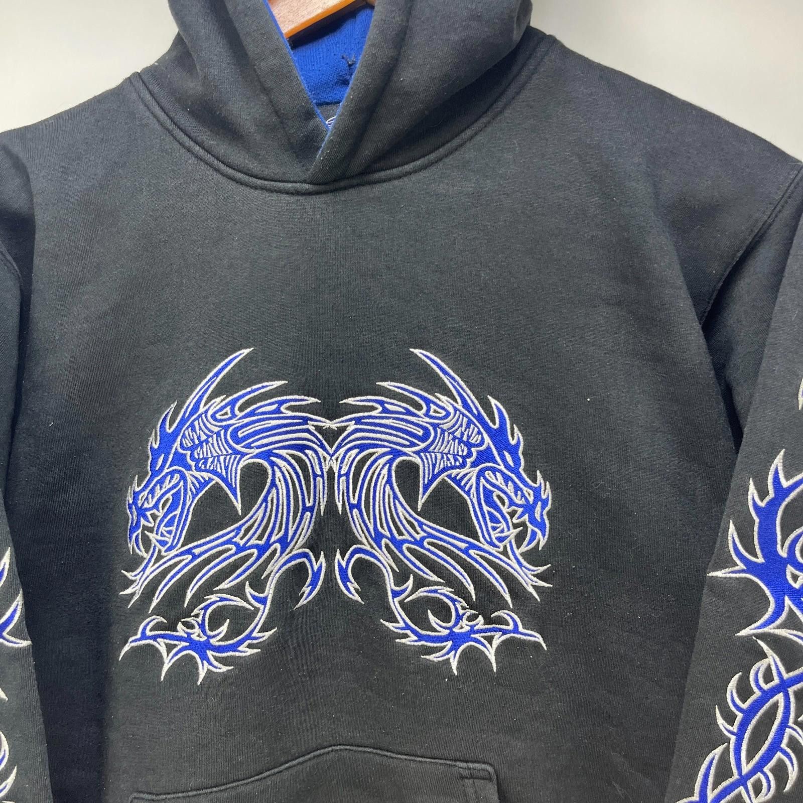 Vintage Vintage Y2K Dragon Skateboard Baggy Silver Point Youth XL Size US XL / EU 56 / 4 - 2 Thumbnail
