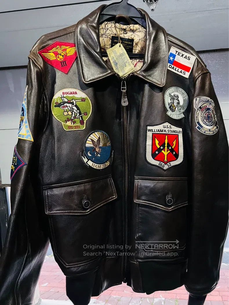 Schott Schott Flying Tigers G1 classic flight jacket Size US L / EU 52-54 / 3 - 1 Thumbnail