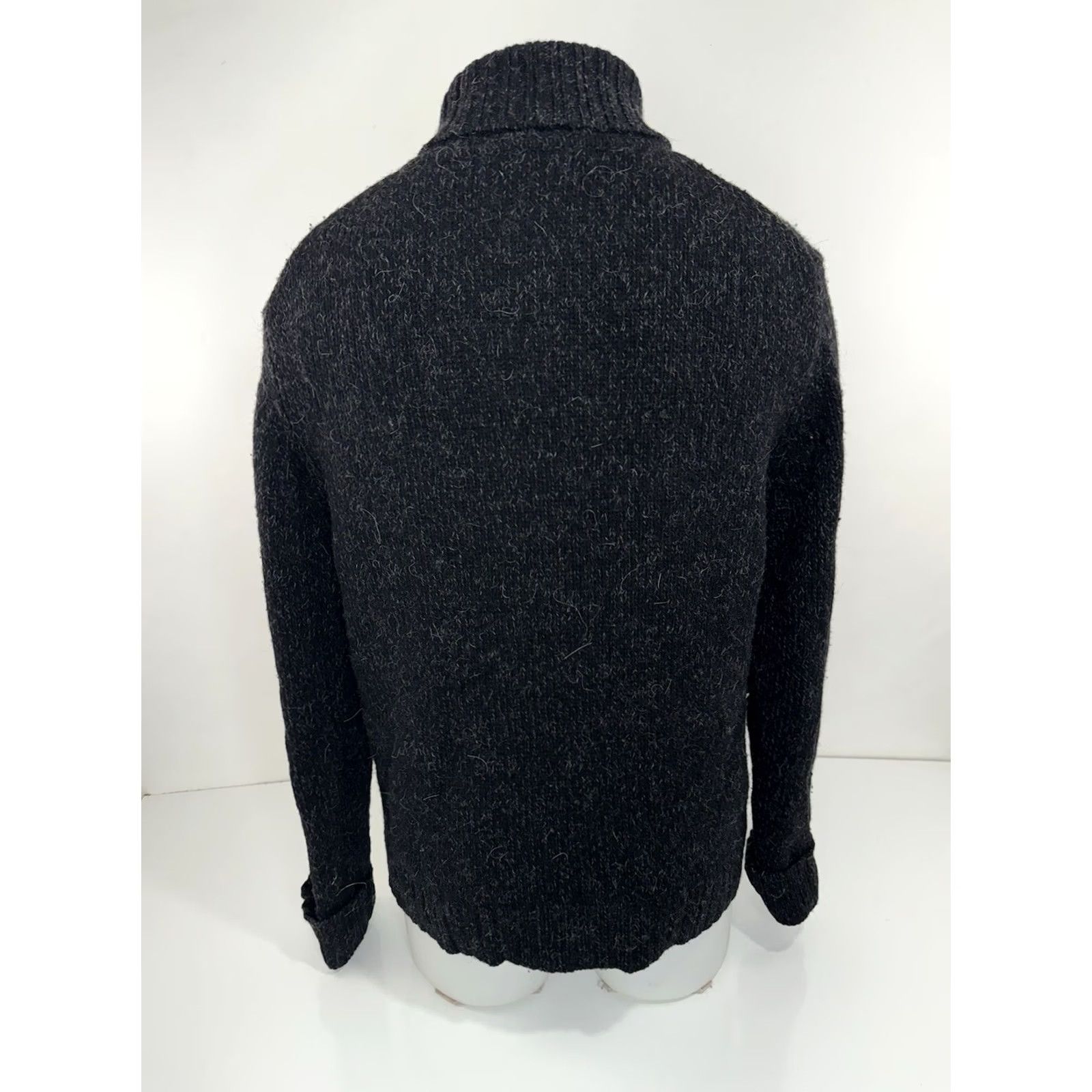 Theory THEORY - ALPACA / CASHMERE / WOOL Shawl Cardigan M / L Sweater EXCELLENT Shirt Mens L Black & Gray 90s JK Size US L / EU 52-54 / 3 - 4 Thumbnail