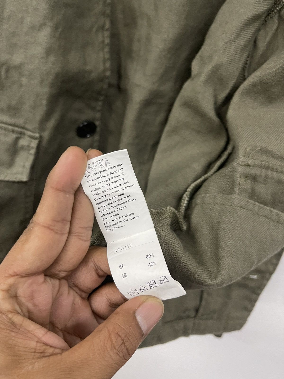 Japanese Brand × KOJIMA GENES Kafika Kojima Lando Twill Overshirt Jacket Size US M / EU 48-50 / 2 - 5 Thumbnail