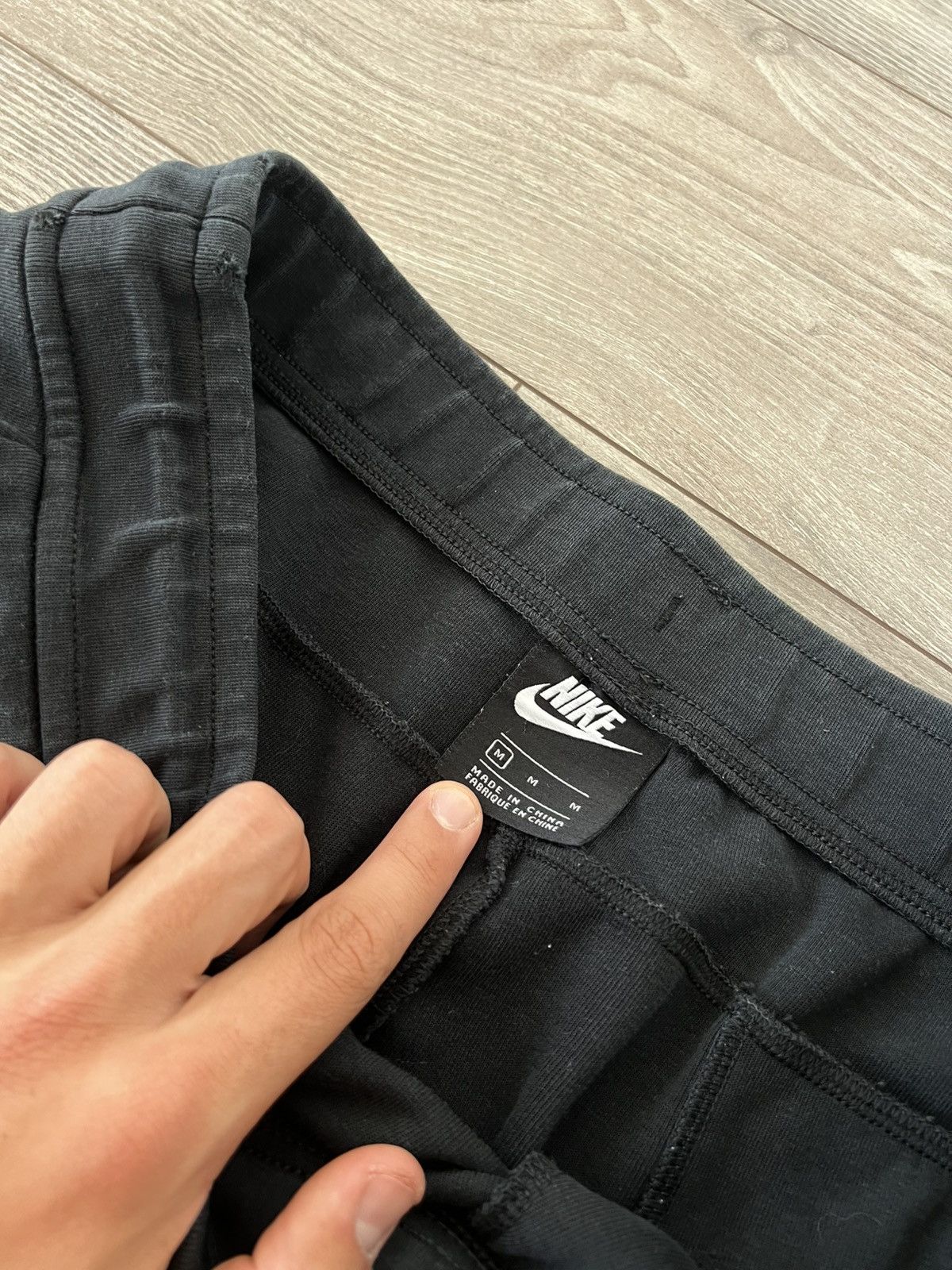 Nike Nike Tech Fleece Hype Drill Y2k Triple Black Swoosh Shorts Size US 32 / EU 48 - 12 Thumbnail