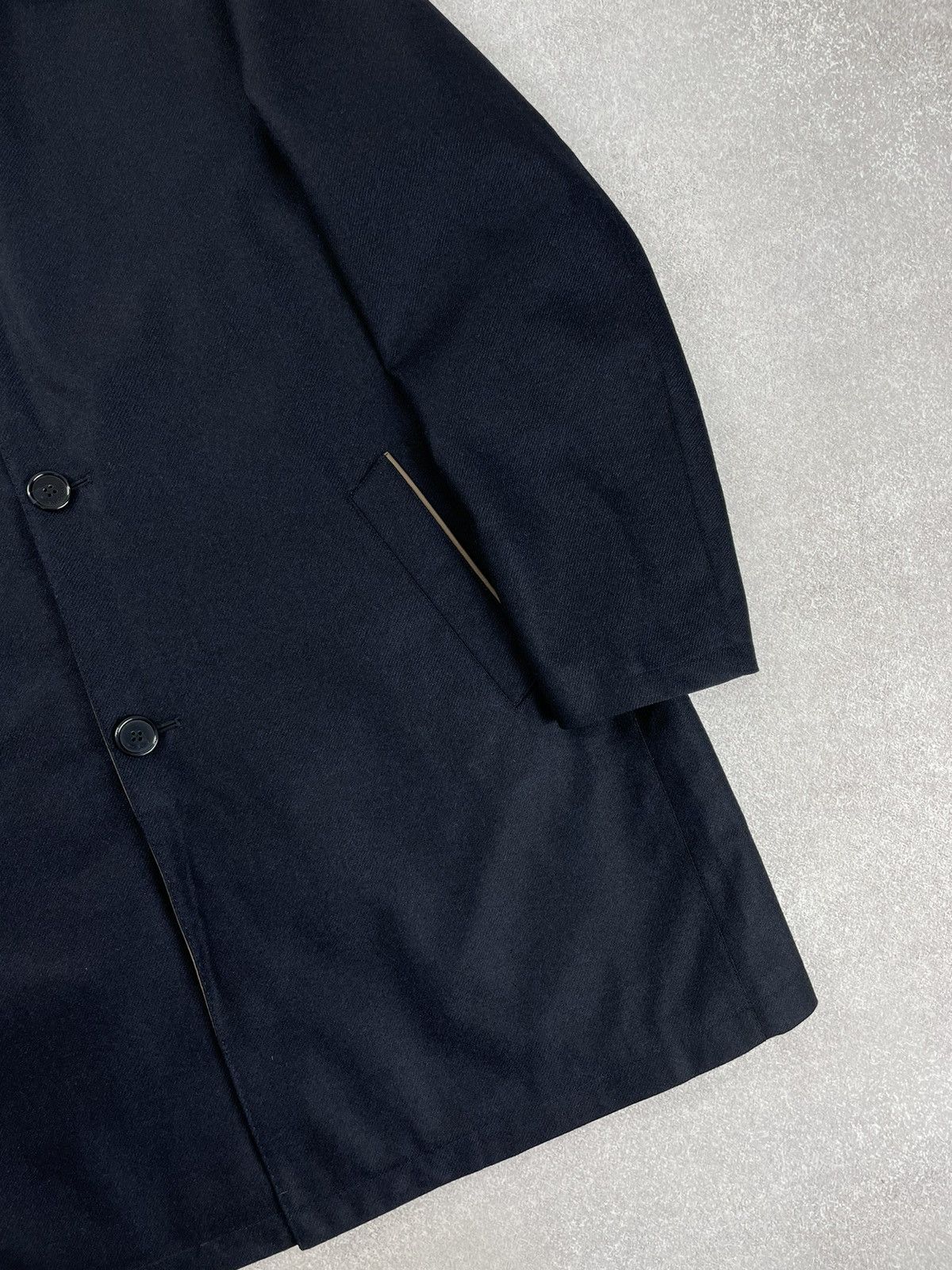 Mandelli Mandelli Wool/Cashmere ing. Loro Piana Coat Jacket Size US XL / EU 56 / 4 - 4 Thumbnail