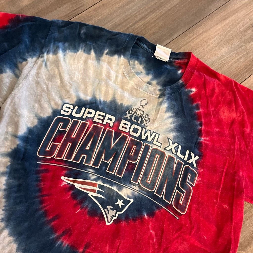 NFL Lot of 2 NFL New England Patriots Tie Dye Graphic Tshirts Me Size US XL / EU 56 / 4 - 3 Thumbnail