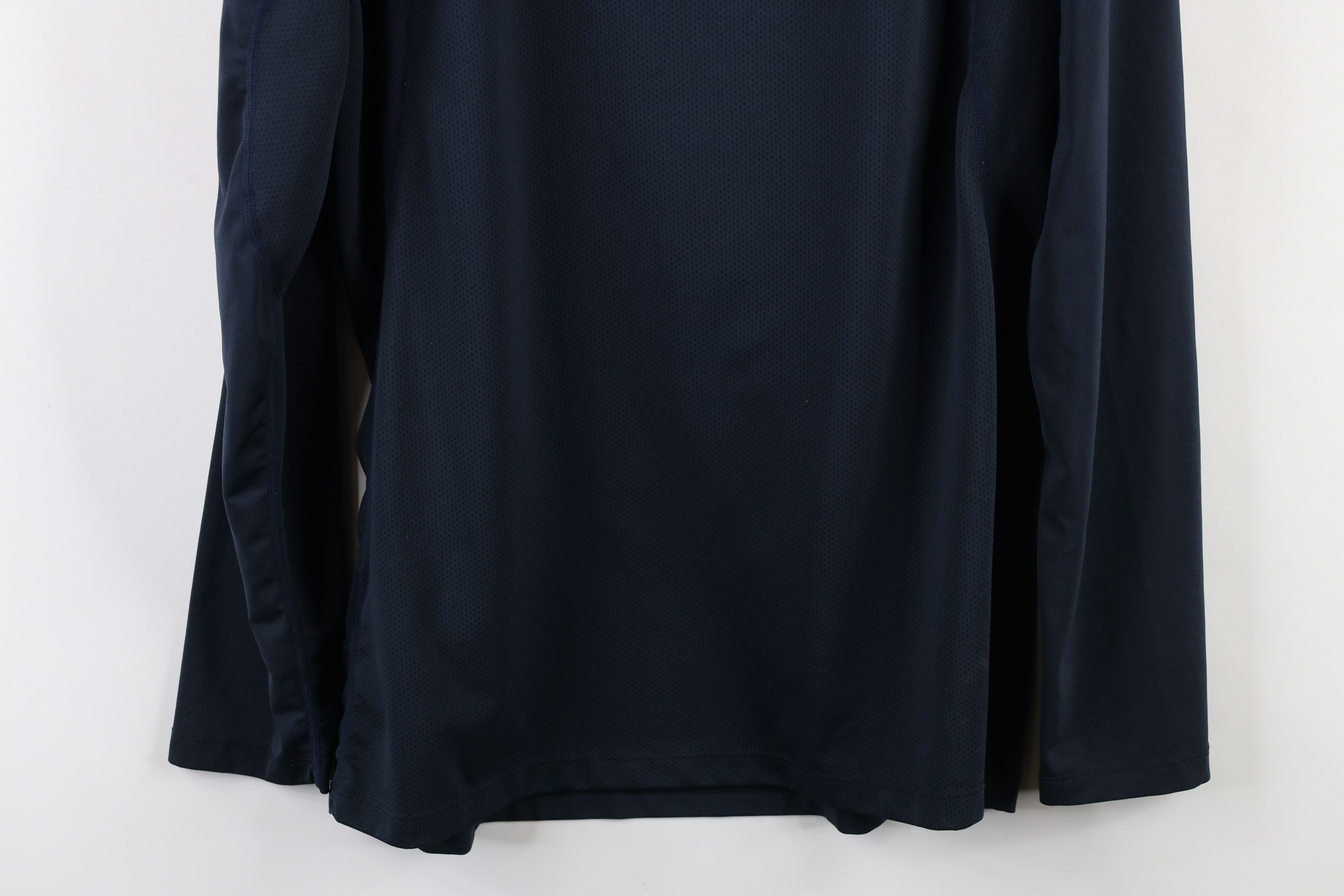 Nike × Vintage Nike Pro Combat Fitted Long Sleeve Training T-Shirt Blue Size US L / EU 52-54 / 3 - 15 Thumbnail