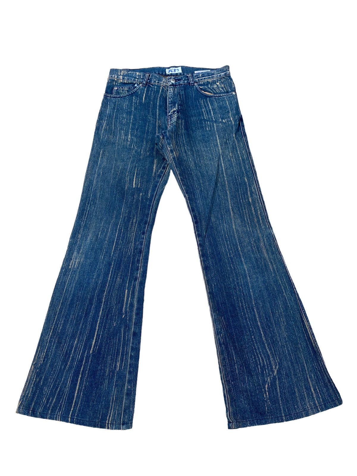 Katharine Hamnett London Vintage Hamnet Acid Wash Style Flare Pant Size US 30 / EU 46 - 1 Thumbnail