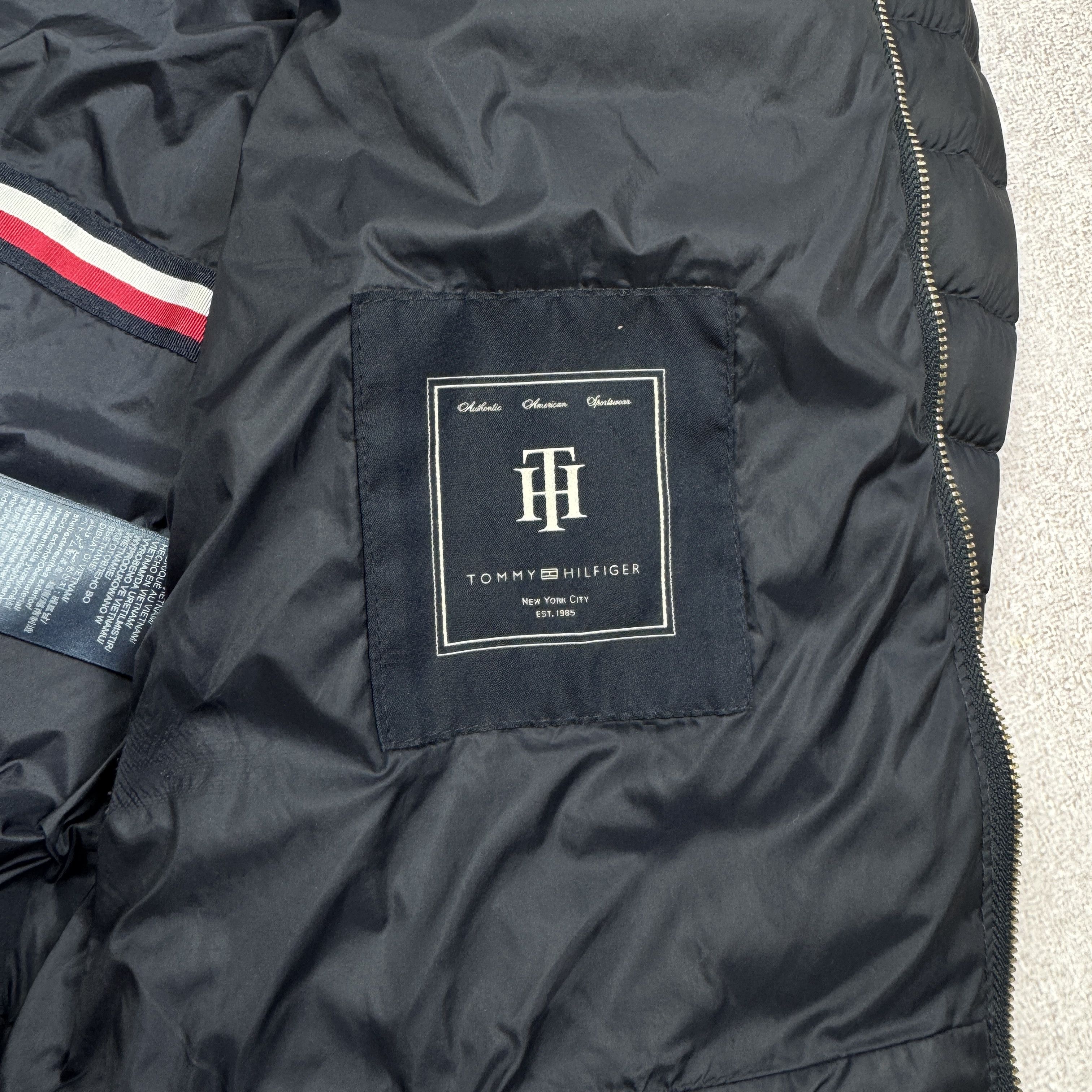 Tommy Hilfiger Women`s TOMMY HILFIGER Puffer Bomber Navy Down Jacket Size M Size M / US 6-8 / IT 42-44 - 9 Thumbnail