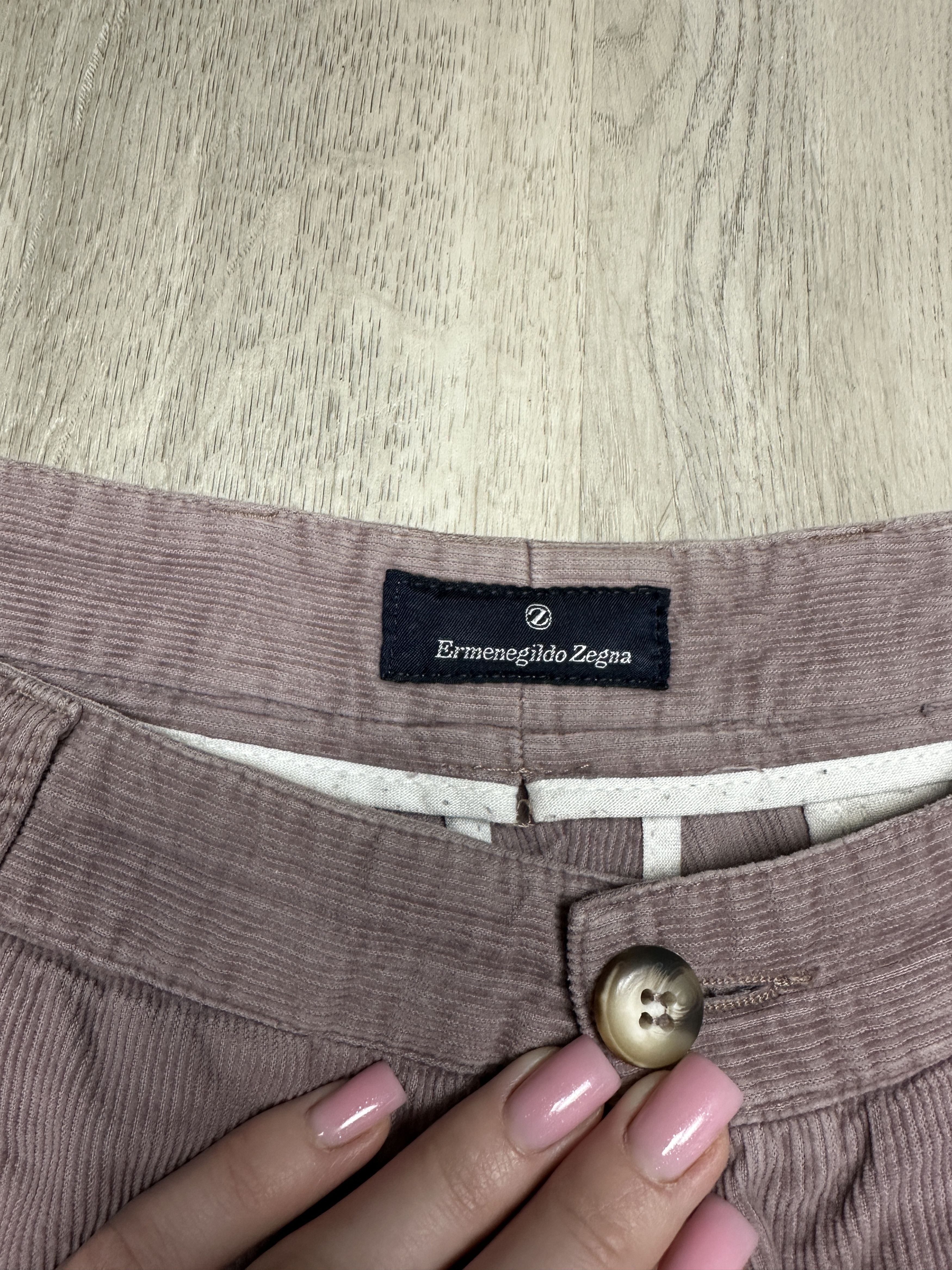 Ermenegildo Zegna Ermenegildo Zegna Vintage Mens Corduroy Pants Size US 32 / EU 48 - 3 Thumbnail