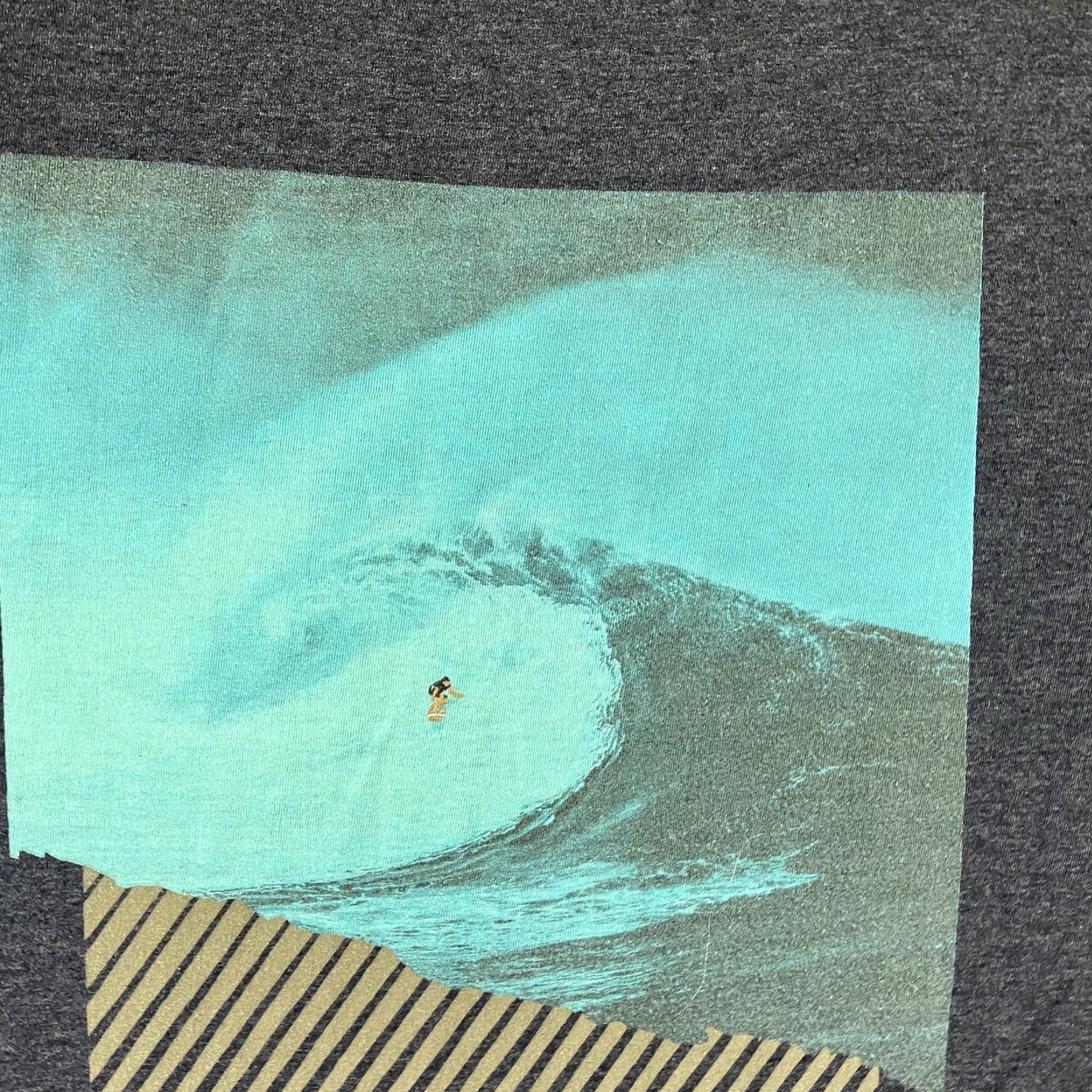 Vintage Waimea Men's Surf T-Shirt 2X Big Wave Graphic Print Short Sleeve Blue Cotton Summer Beach Size US XXL / EU 58 / 5 - 4 Thumbnail