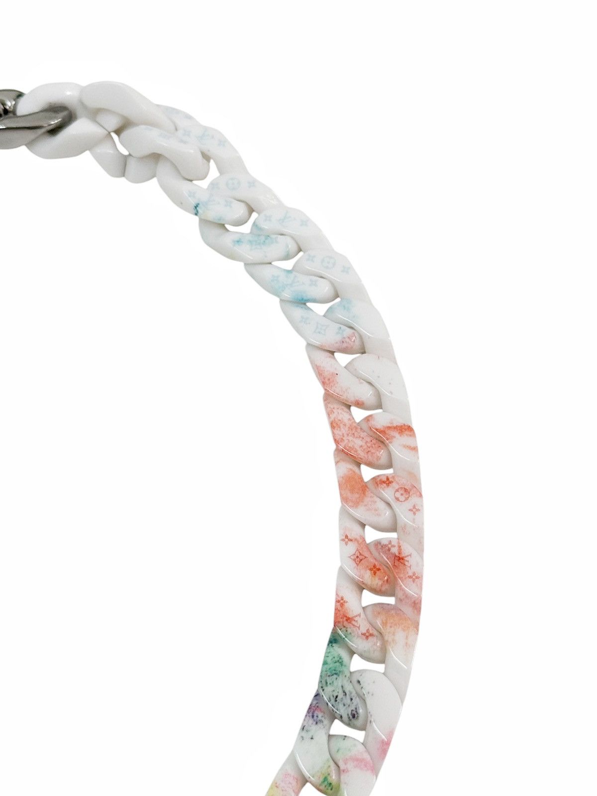 Louis Vuitton RARE Watercolor Pastel Collier Chain Necklace Size ONE SIZE - 5 Thumbnail