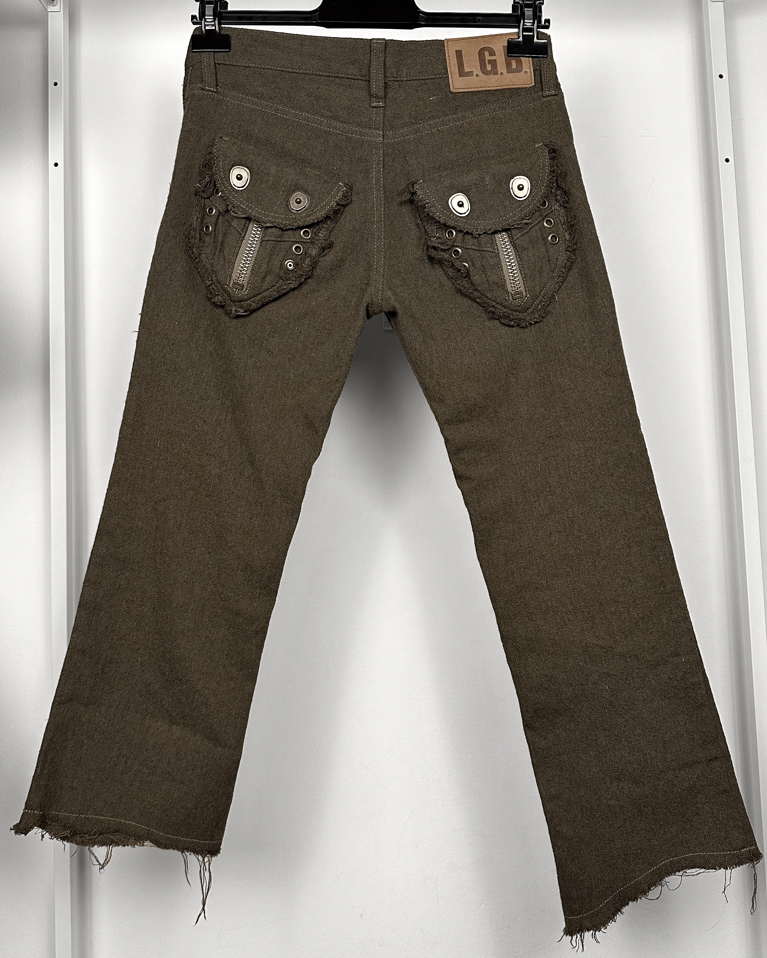 Le Grande Bleu (L.G.B.) L.G.B Le Grand Bleu Wool Gas Mask Pocket Capri Pants Size US 28 / EU 44 - 5 Thumbnail