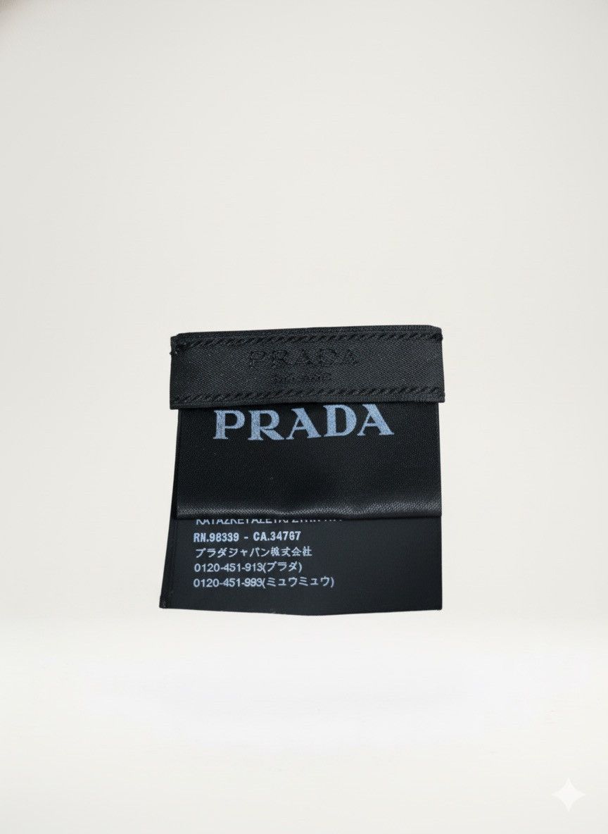 Prada Prada jacquard logo knit beanie hat Size ONE SIZE - 3 Thumbnail