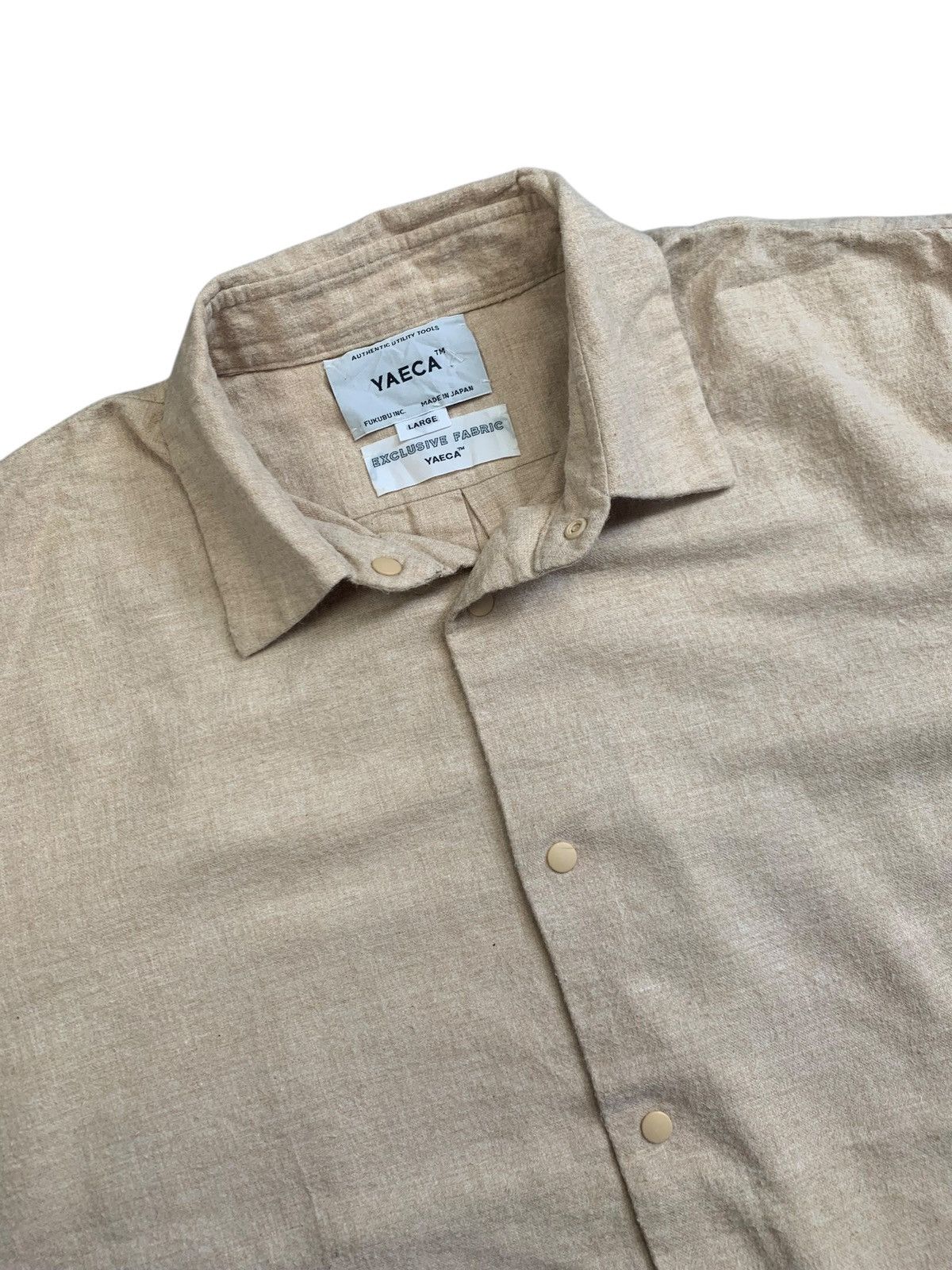 YAECA Japanese YAECA formal boxy shirt Size US L / EU 52-54 / 3 - 5 Thumbnail