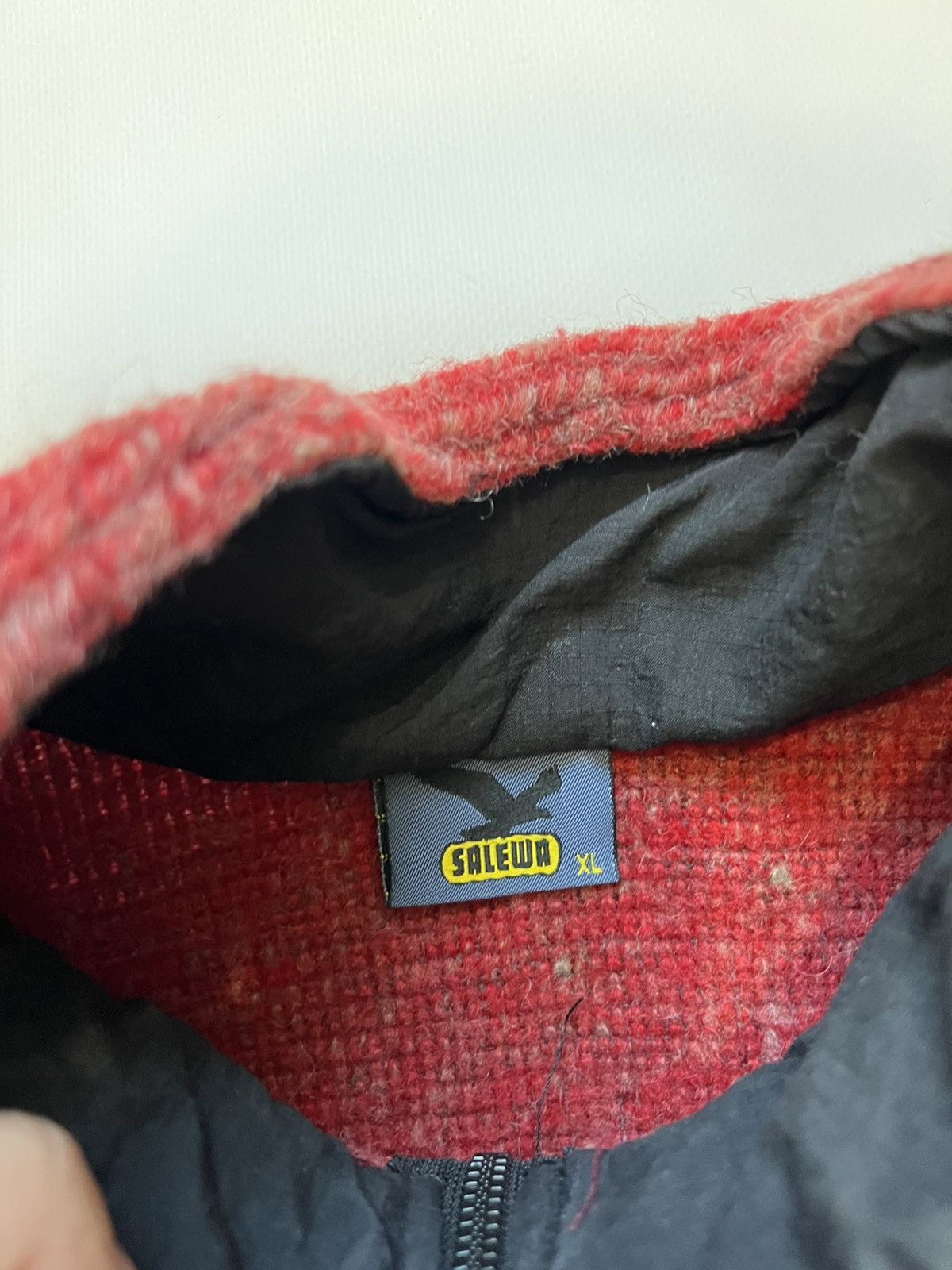 SALEWA Salewa Vintage Wool Zip Jacket 90s Oversized Polartec Nylon Size US XL / EU 56 / 4 - 7 Thumbnail
