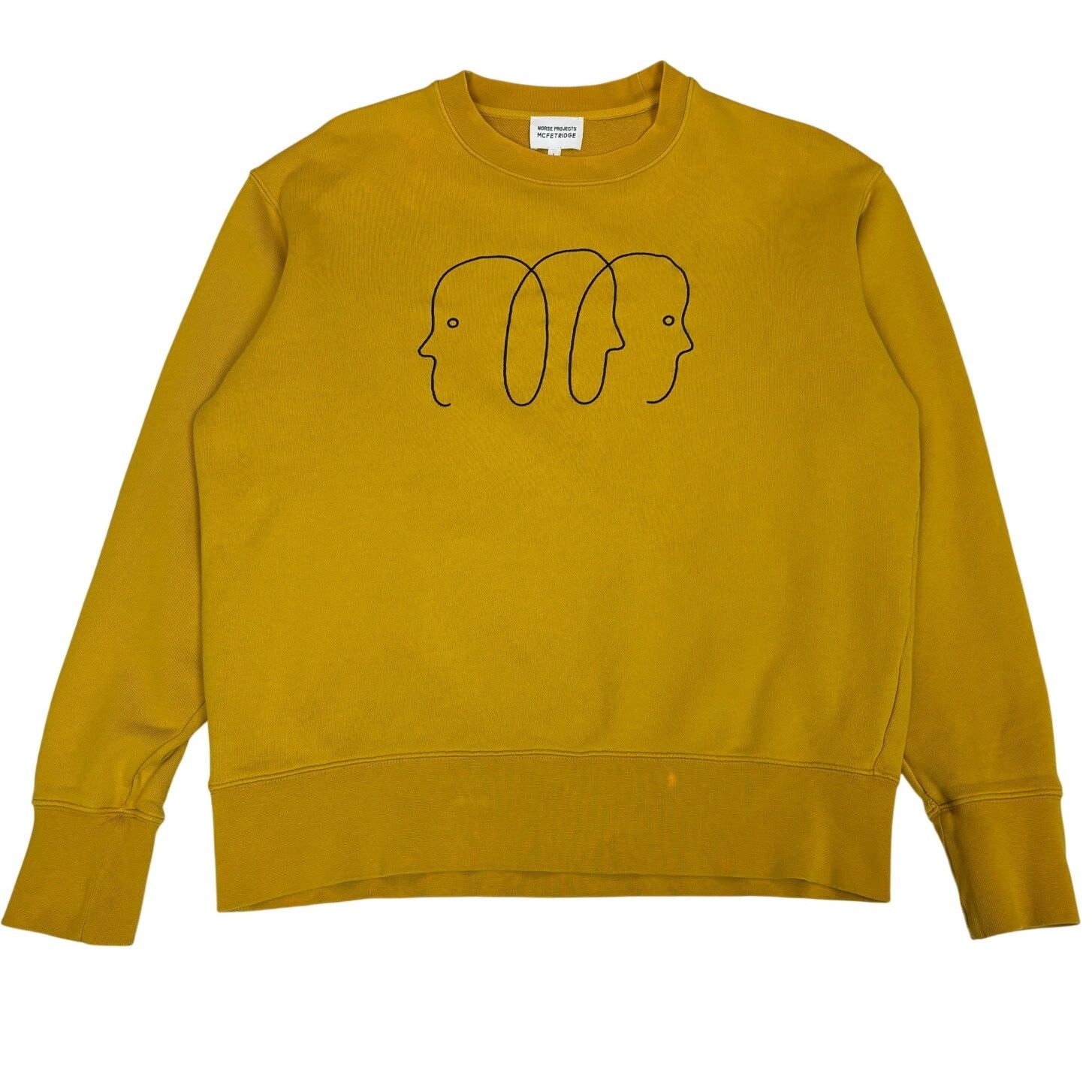 Norse Projects Norse Projects Geoff McFetridge Arnes Faces Sweatshirt Small Size US S / EU 44-46 / 1 - 1 Thumbnail