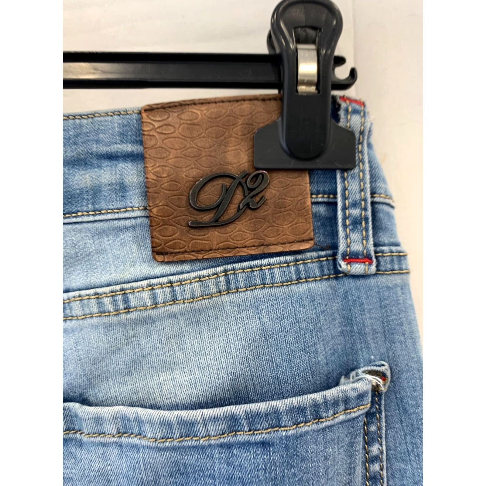 Dsquared2 Dsquared2 Jeans Mens 37x30 Skinny Distressed Light Wash Made Italy D2 Stained#P5 Size US 36 / EU 52 - 6 Thumbnail