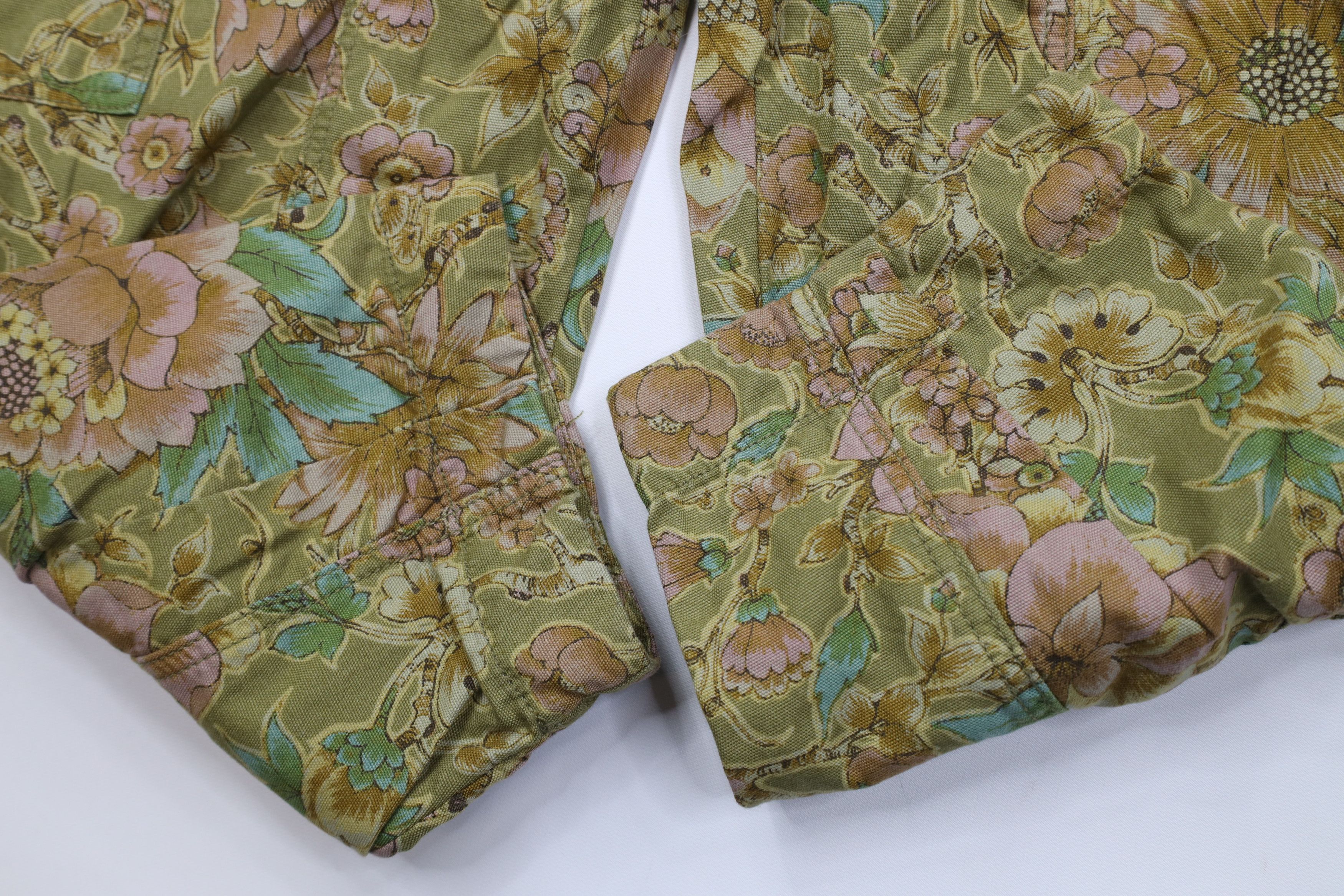 Anthropologie Anthropologie Pilcro Letterpress Flower Capris Cargo Pants Size 27" / US 4 / IT 40 - 7 Thumbnail
