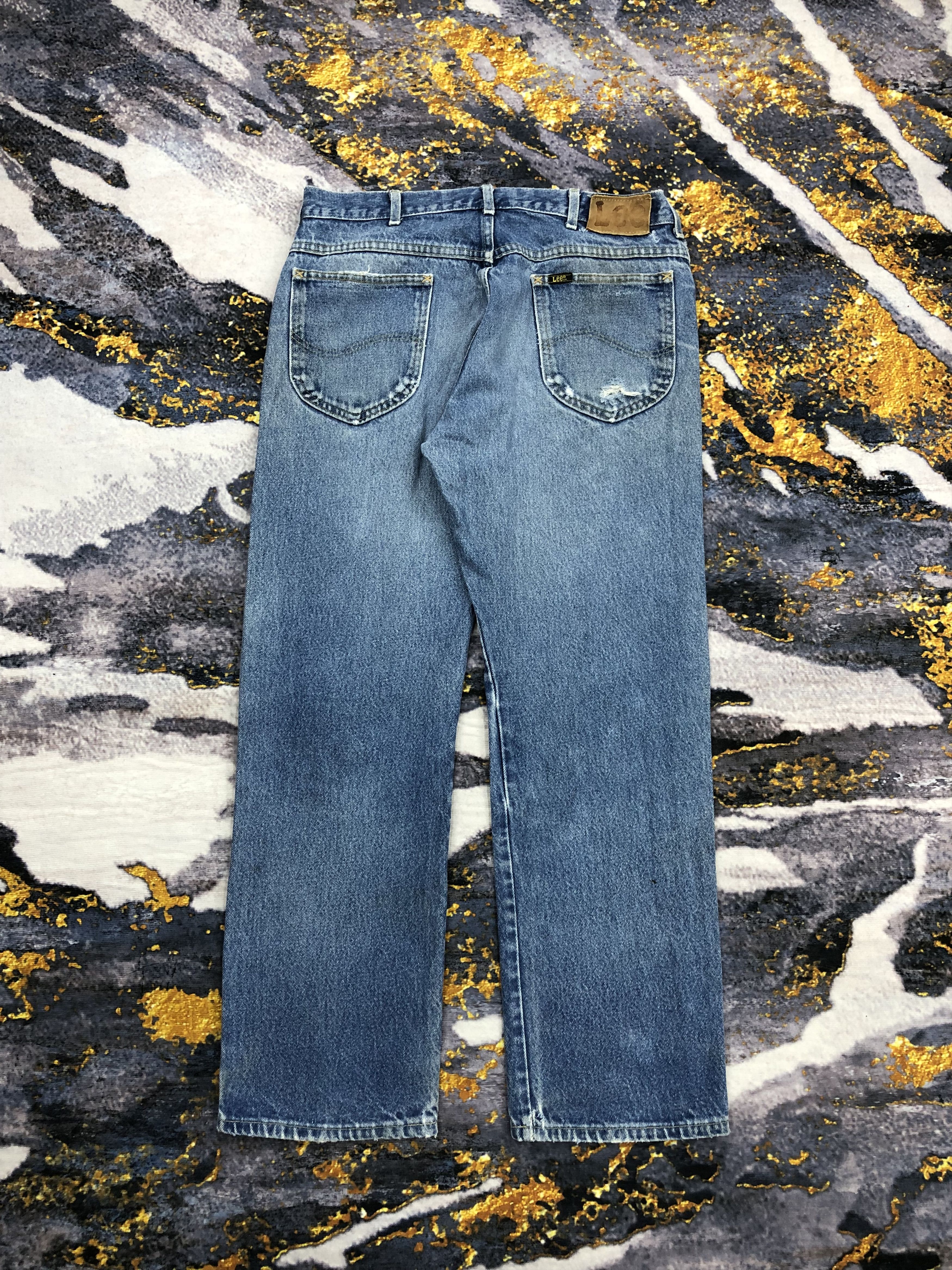 Lee Vintage Lee Splatter Paint Faded Jeans DPP0033 Size US 32 / EU 48 - 3 Thumbnail