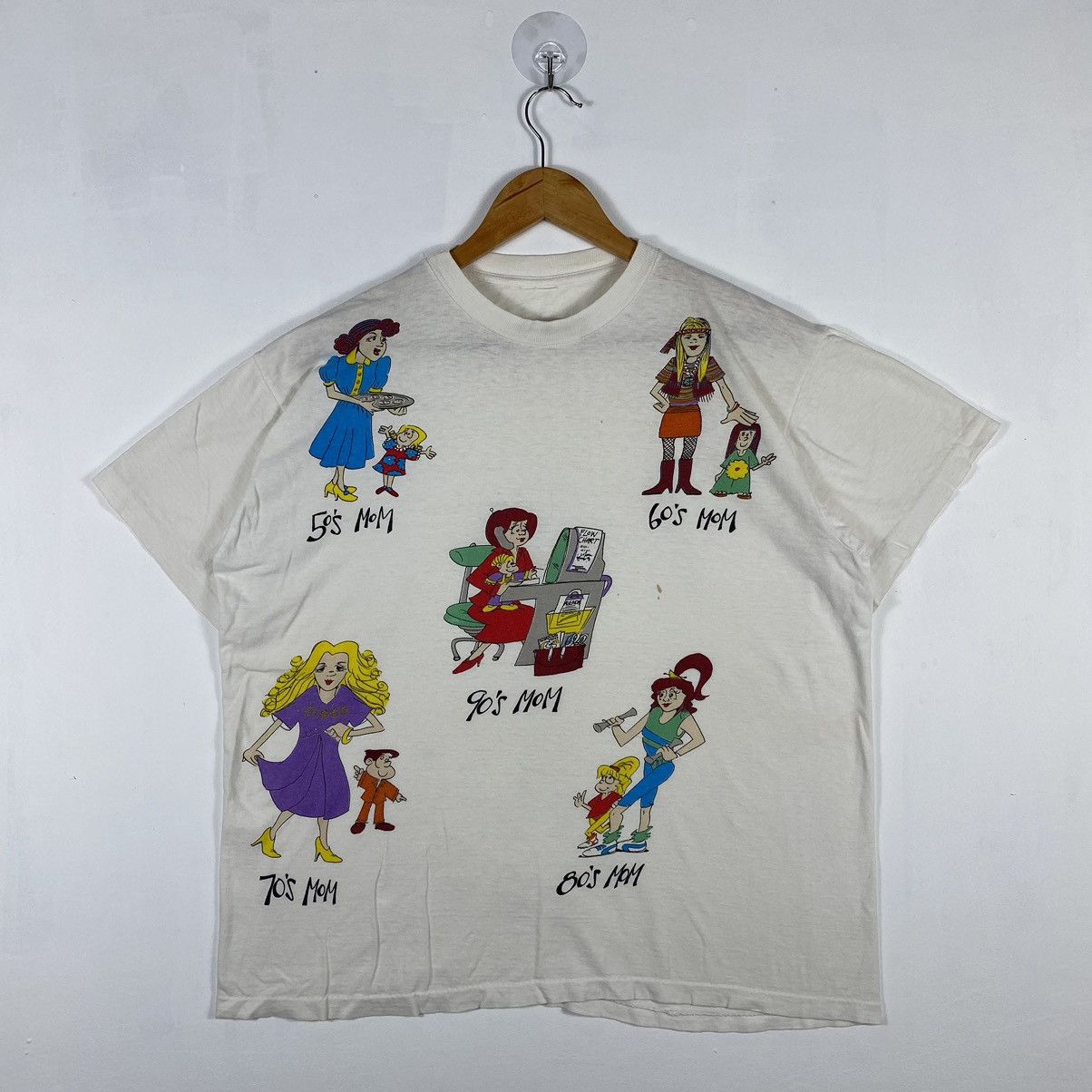 Vintage Vintage 90's RETRO MOM Graphic Tee Size US L / EU 52-54 / 3 - 2 Thumbnail