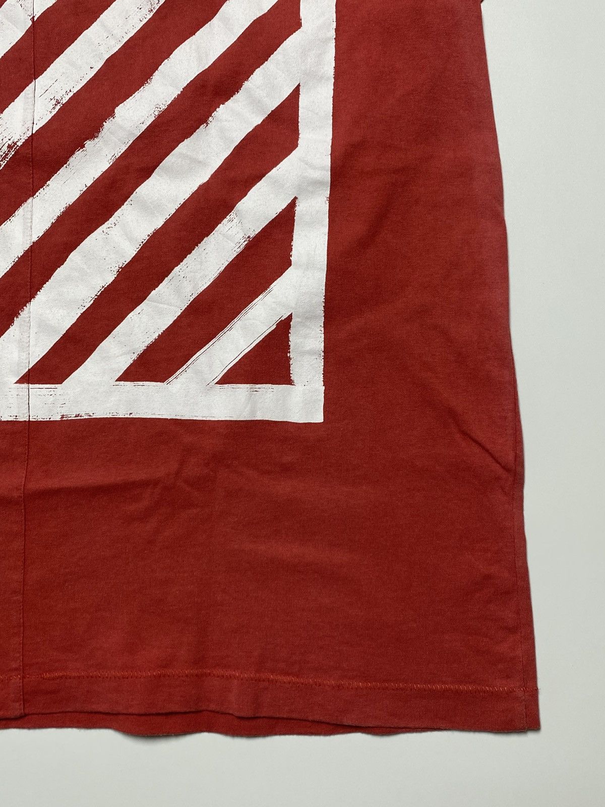 Off-White Off-White - OG Brushed Diagonal T-Shirt Size US M / EU 48-50 / 2 - 7 Thumbnail