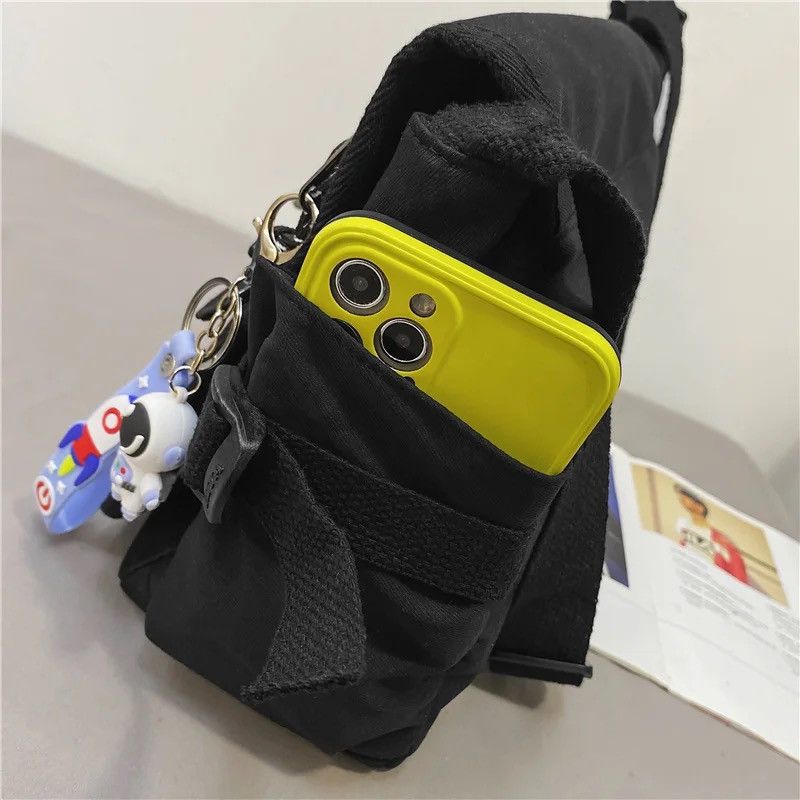 Vintage Cartoon Harajuku Hip Hop Style Messenger Military Bag Size ONE SIZE - 9 Thumbnail