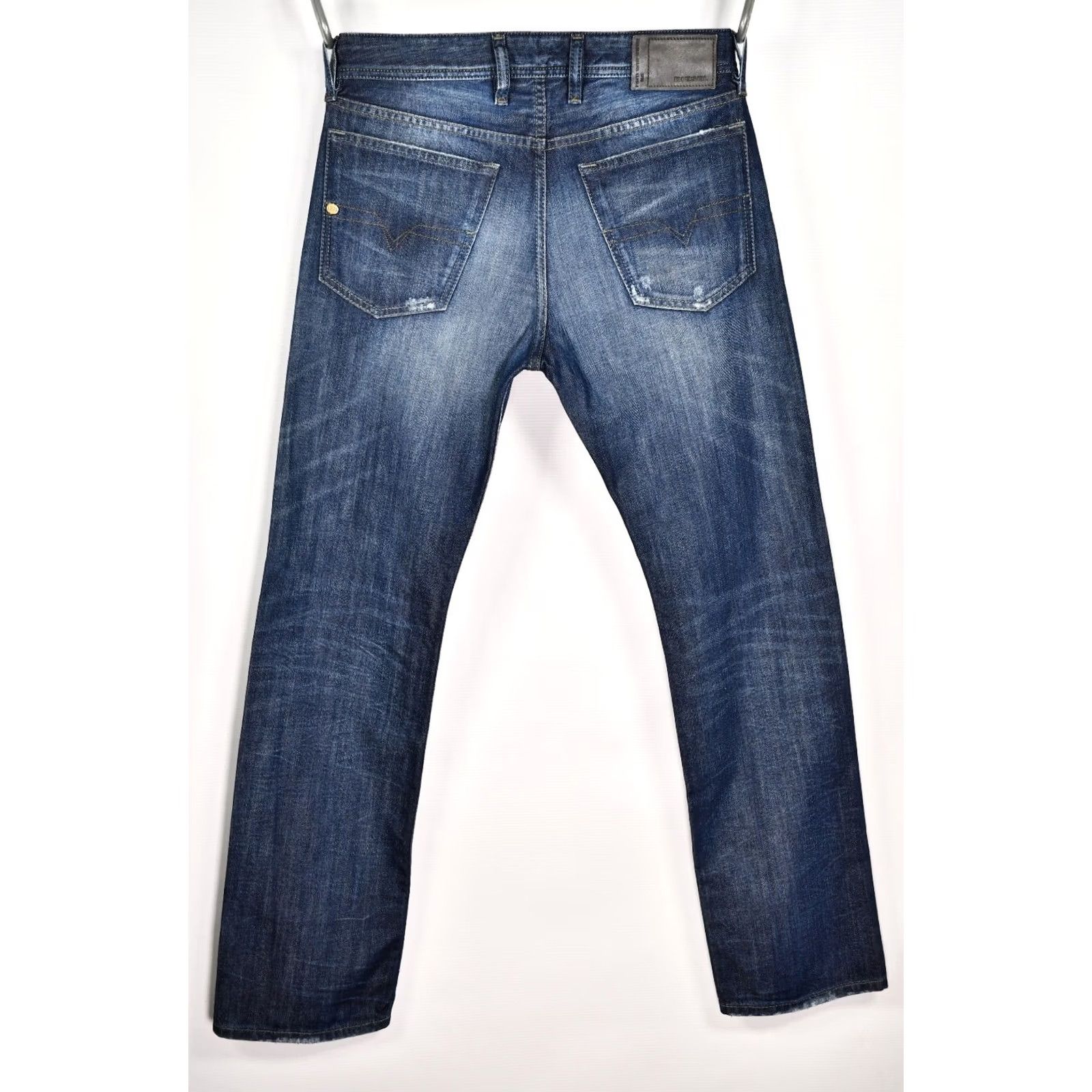 Diesel DIESEL Waykee 0837A Regular Straight Jeans Men Blue W30 L32 Size US 30 / EU 46 - 3 Thumbnail