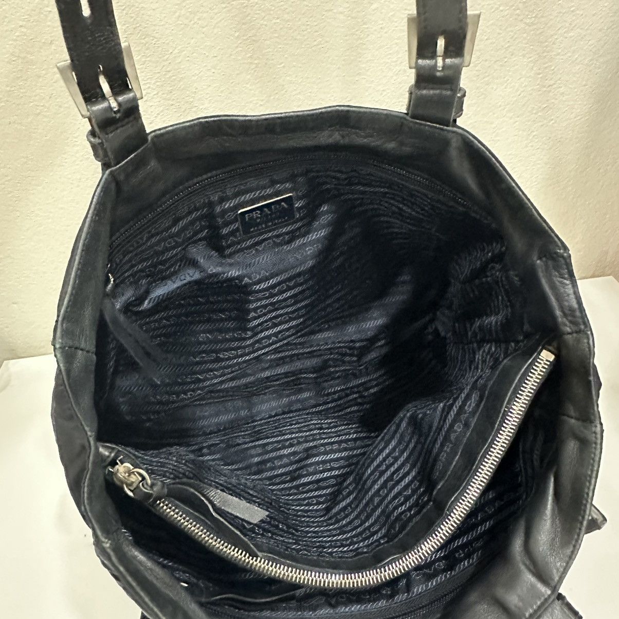 Prada PRADA NYLON TOTE BAG IN DARK BLUE Size ONE SIZE - 15 Thumbnail