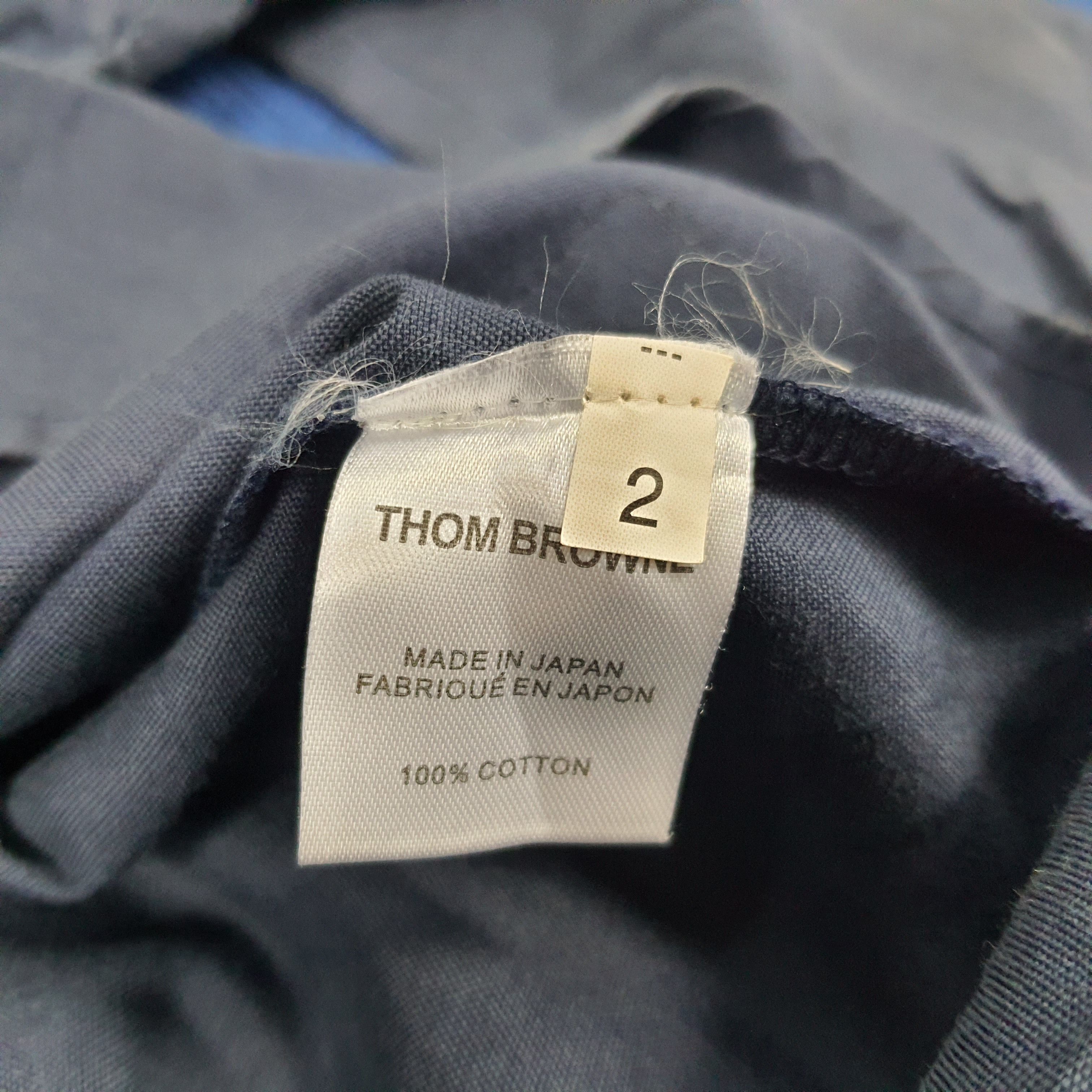 Thom Browne × Vintage Vintage Thom Browne Long Sleeve Button Up Shirt Size US S / EU 44-46 / 1 - 6 Thumbnail