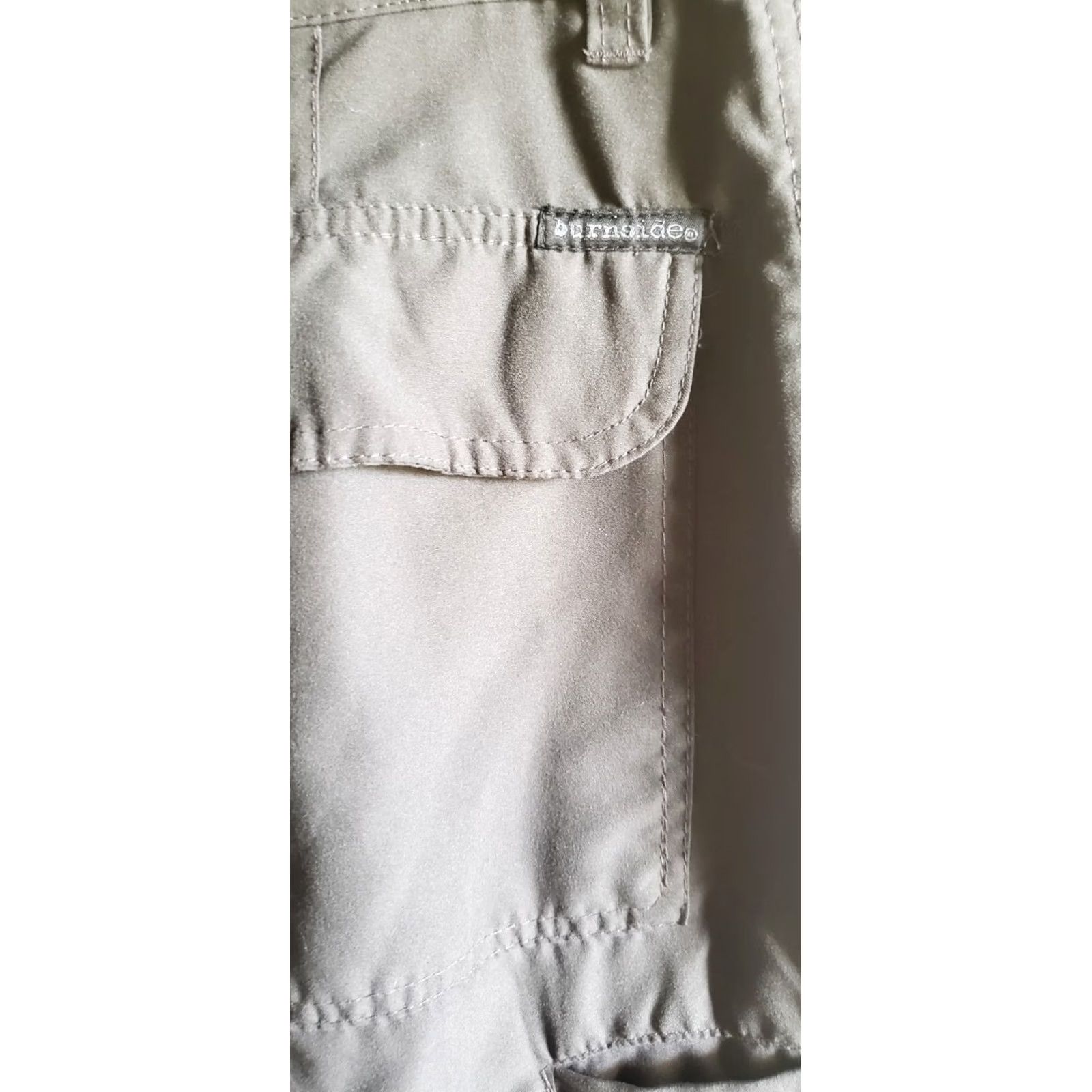 Burnside Burnside Men's Bermuda Shorts Solid Gray 36 Inseam 11" Regular Waist 36 Cotton Blend Casual Vintage: No Size US 36 / EU 52 - 6 Thumbnail