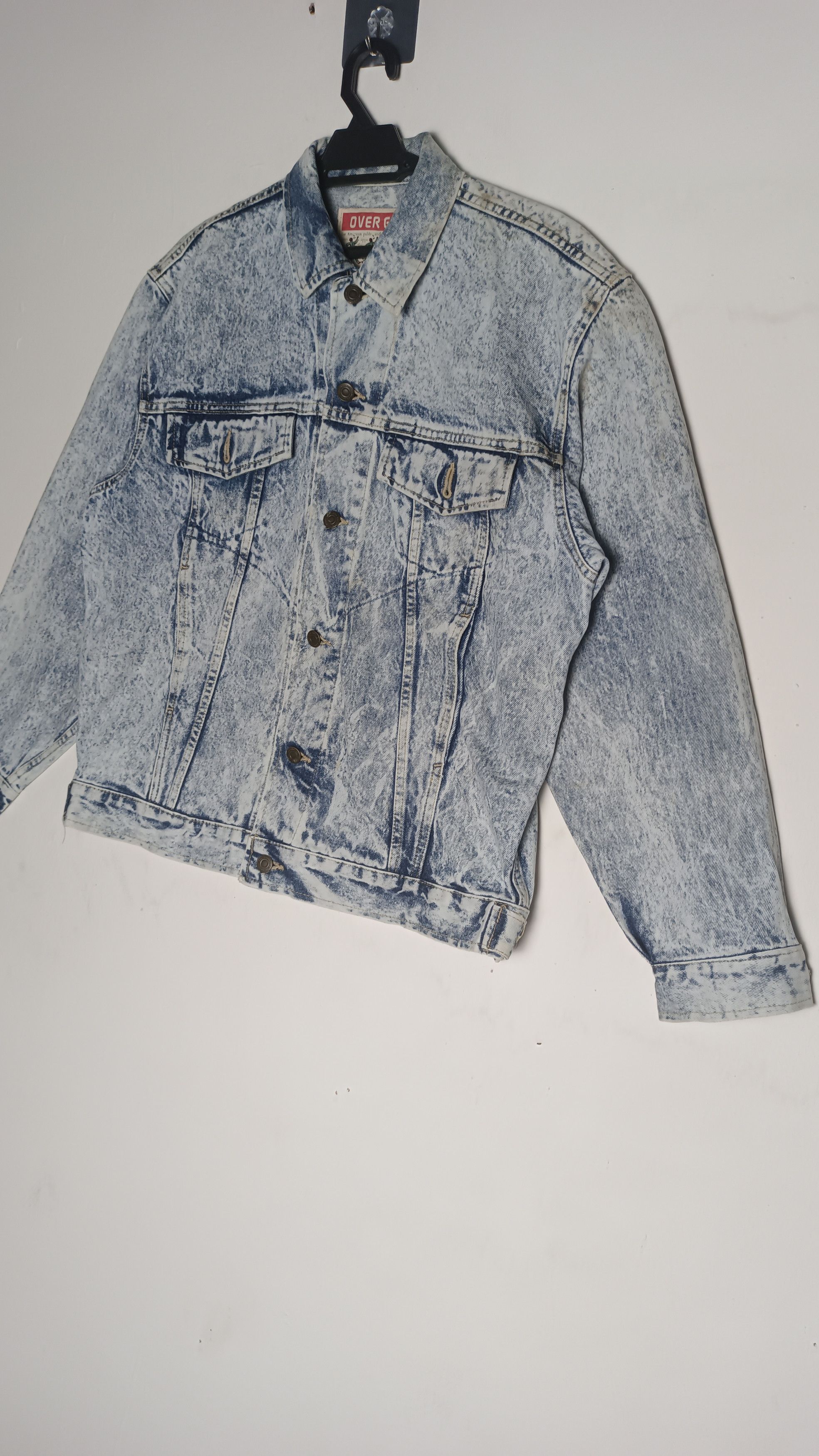 Japanese Brand × Vintage RARE VINTAGE 💥DENIM JACKET OVER GO Size US L / EU 52-54 / 3 - 6 Thumbnail
