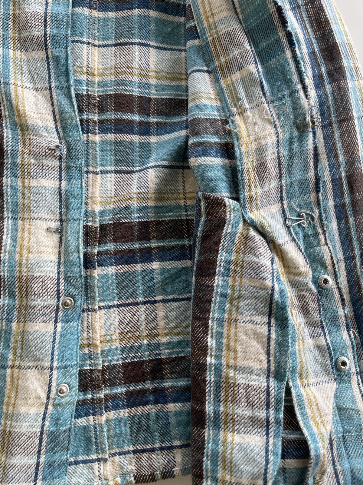 Japanese Brand CH-777 Attack The Mind 7 "Retentis" Plaid Shirt Size US XS / EU 42 / 0 - 17 Thumbnail