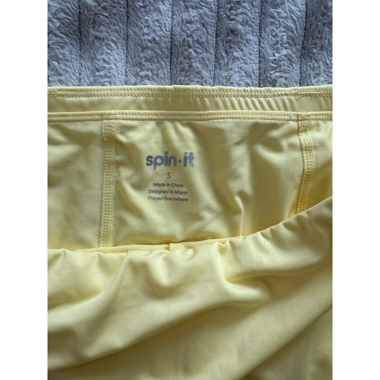 Lululemon Tail Spin-it Pickleball Activewear Skort Butter Yellow, SZ S Size 28" / US 6 / IT 42 - 5 Thumbnail