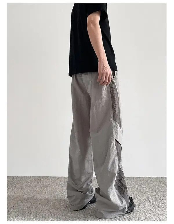 Other Hoshikawa x Chie Gray Baggy Striped Sweatpants Size US 34 / EU 50 - 5 Thumbnail