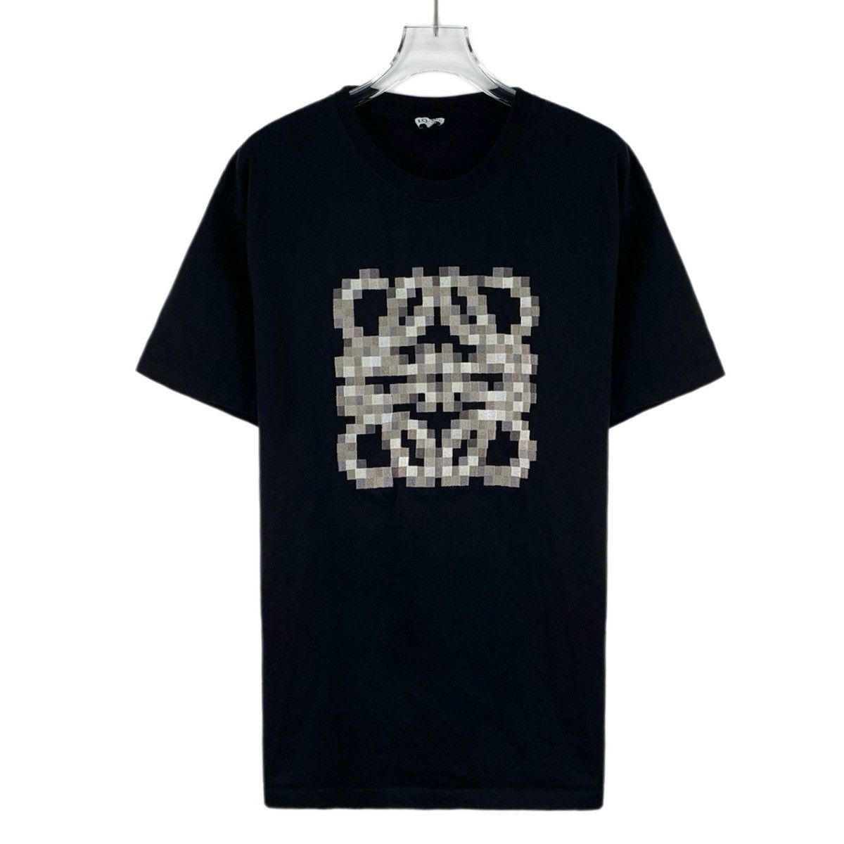 Loewe Black Pixelated Graphic Short Sleeve T-Shirt Size US S / EU 44-46 / 1 - 1 Thumbnail