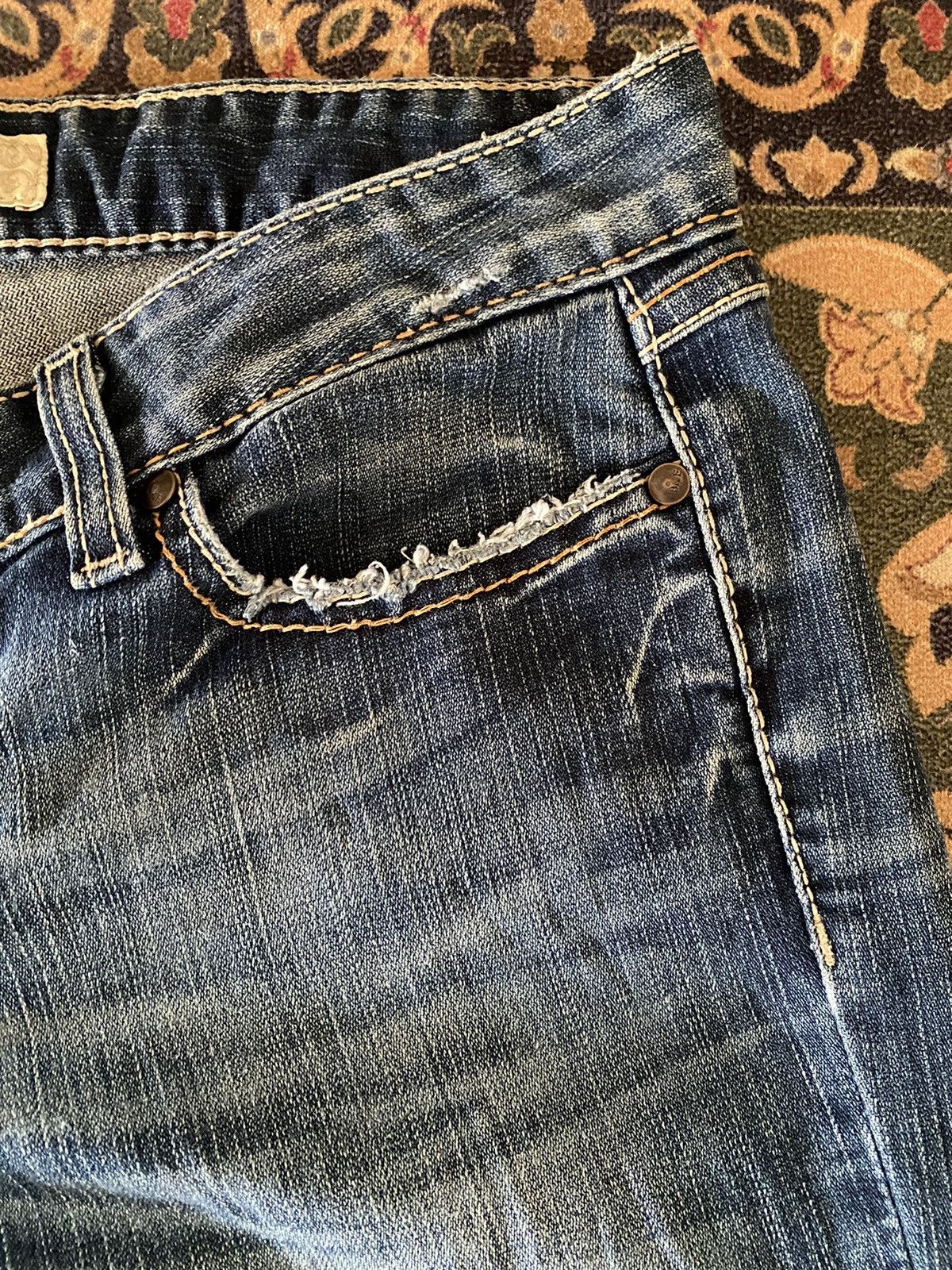 BKE × Japanese Brand × Vintage 🔥FLARE🔥🔥Japanese Brand BKE Flare Distressed Denim Size US 31 - 4 Thumbnail