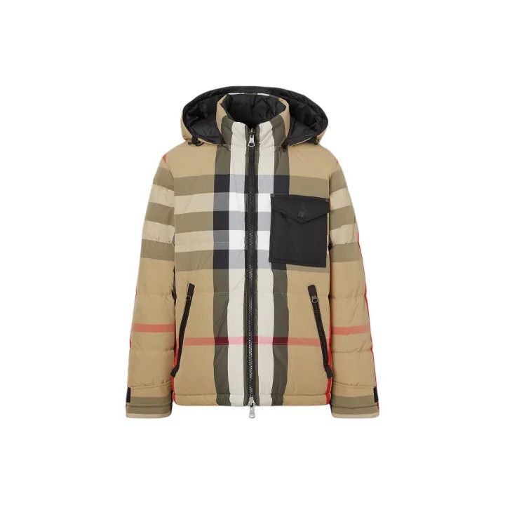 Burberry Burberry FW22 Hooded Check Puffer Jacket Size US M / EU 48-50 / 2 - 1 Thumbnail