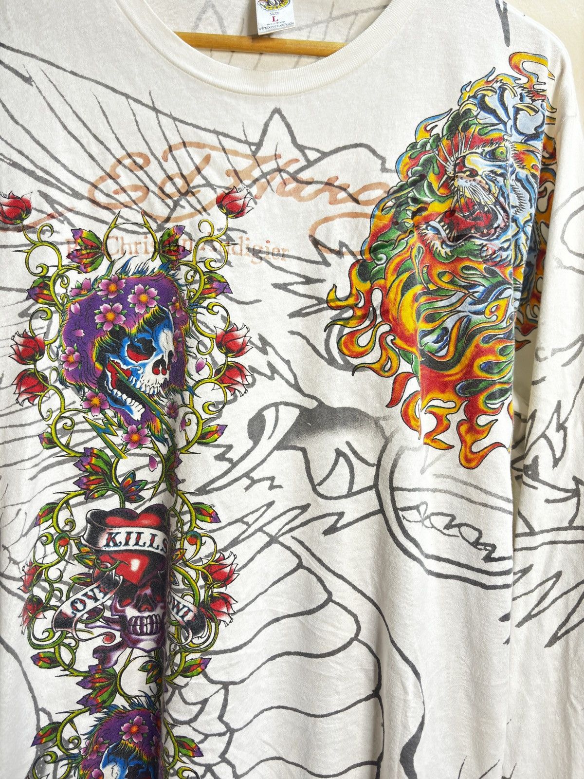 Ed Hardy Vintage Ed Hardy christian Audigier Longsleeve Size US L / EU 52-54 / 3 - 3 Thumbnail