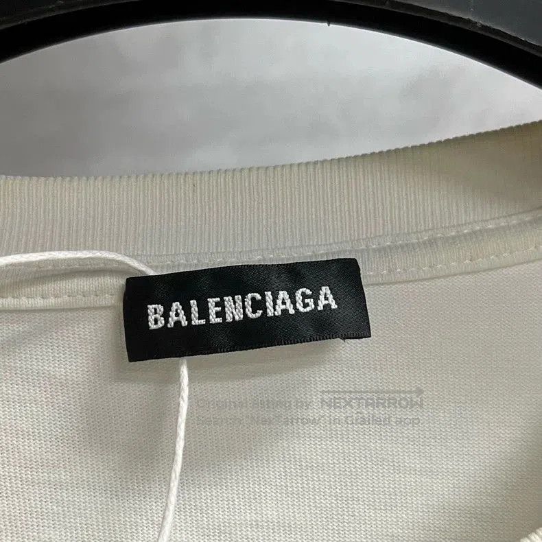 Other Balenciaga White Logo Crewneck T-Shirt. Size US XL / EU 56 / 4 - 3 Thumbnail