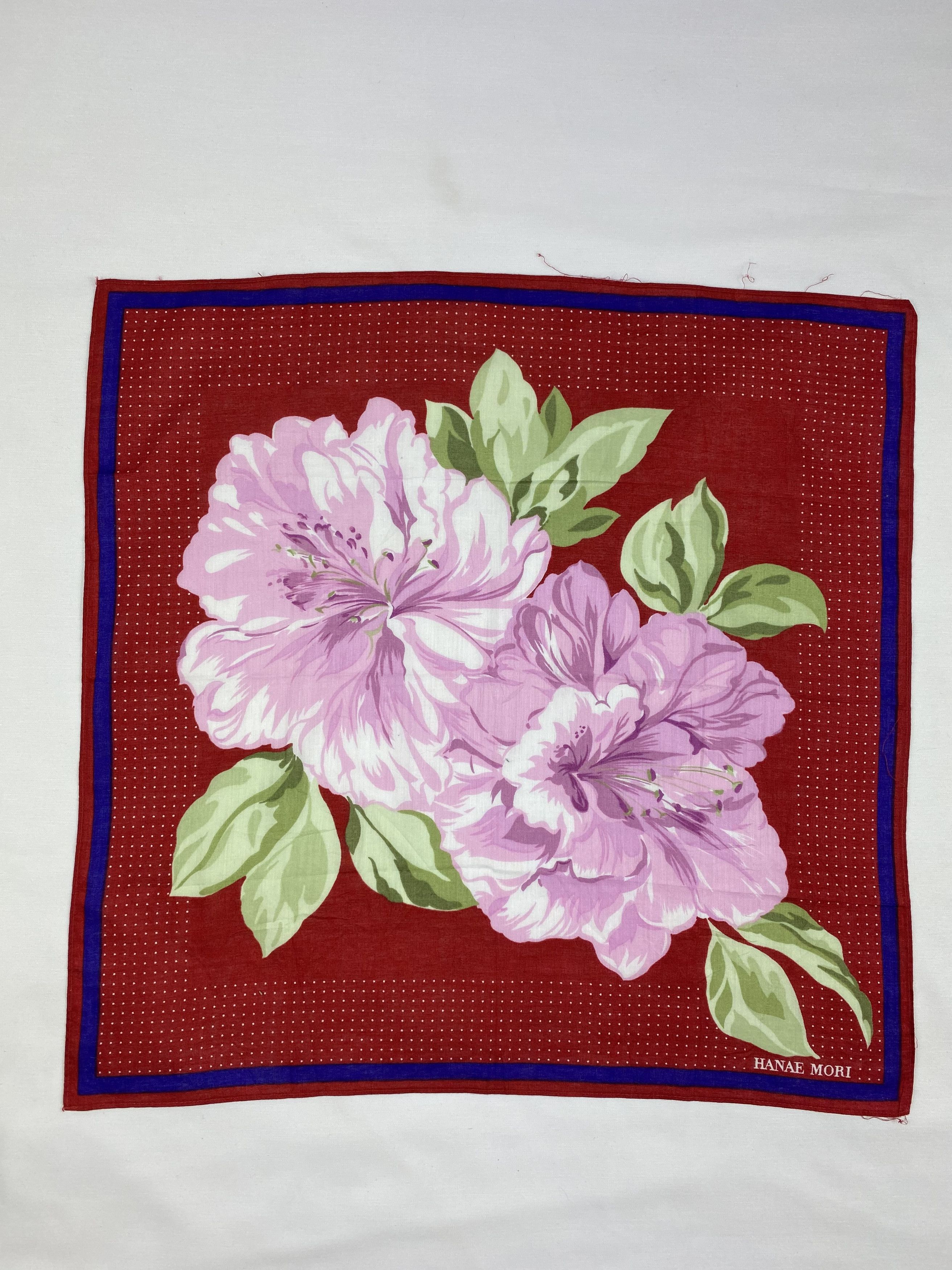 Hanae Mori × Japanese Brand × Vintage Hanae Mori Handkerchief / Bandana / Neckerchief Size ONE SIZE - 3 Thumbnail